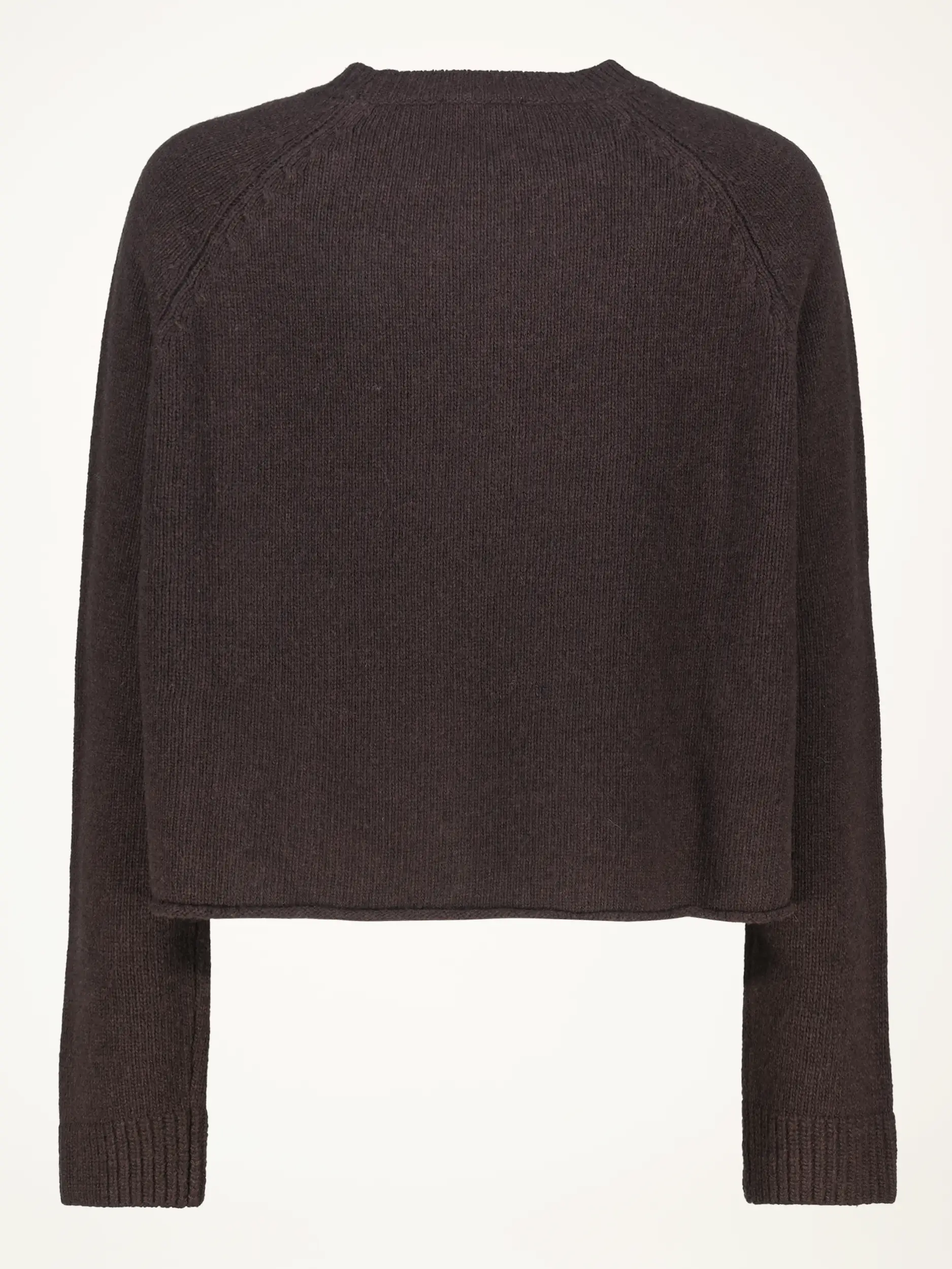 Pullover PW 'Gina' aus Kaschmir-Mix langarm - Artikel Rückseite - Farbe: Braun