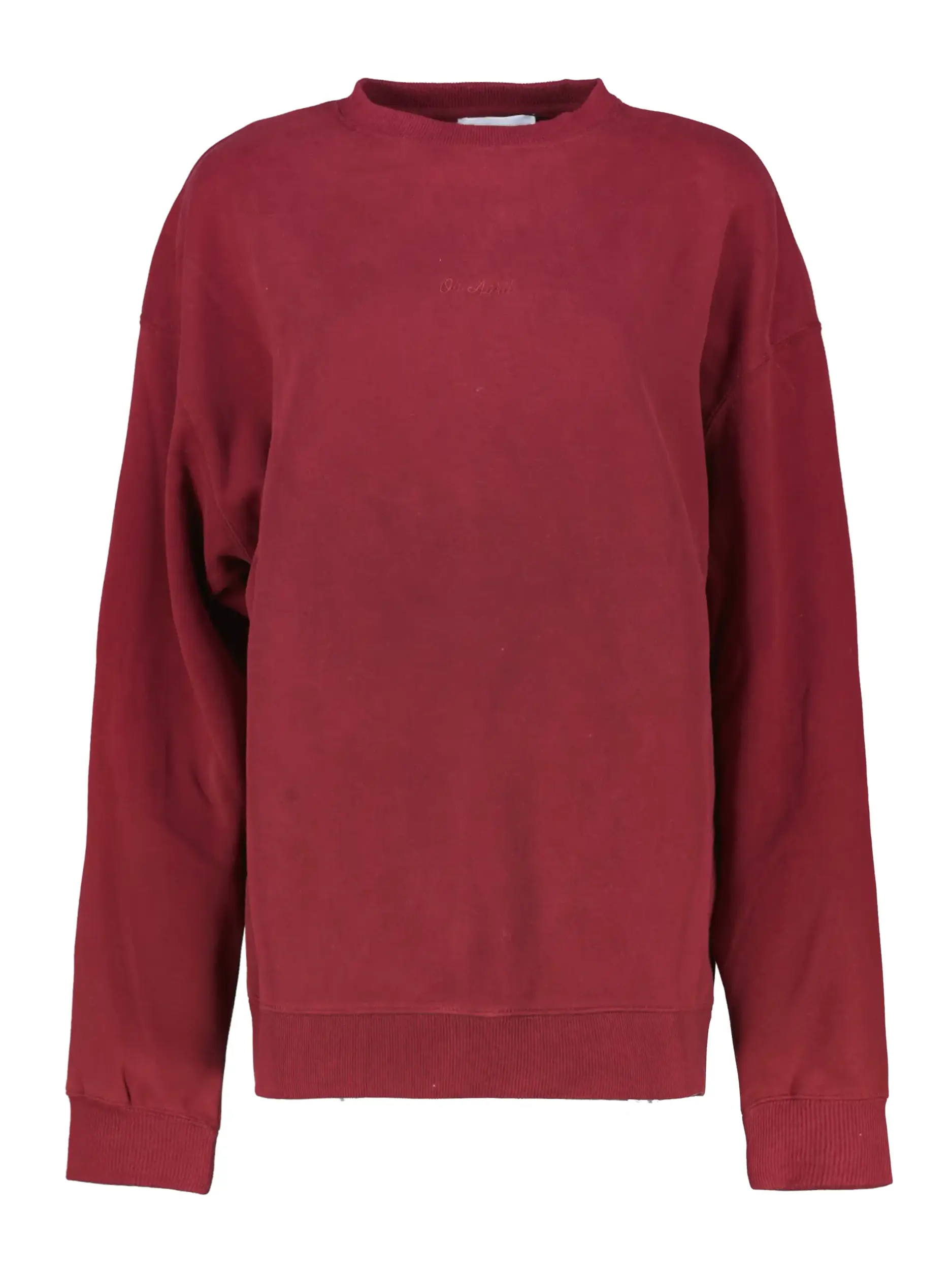 Sweatshirt 'Good Karma Wave' - Artikel Vorderseite - Farbe: Rot