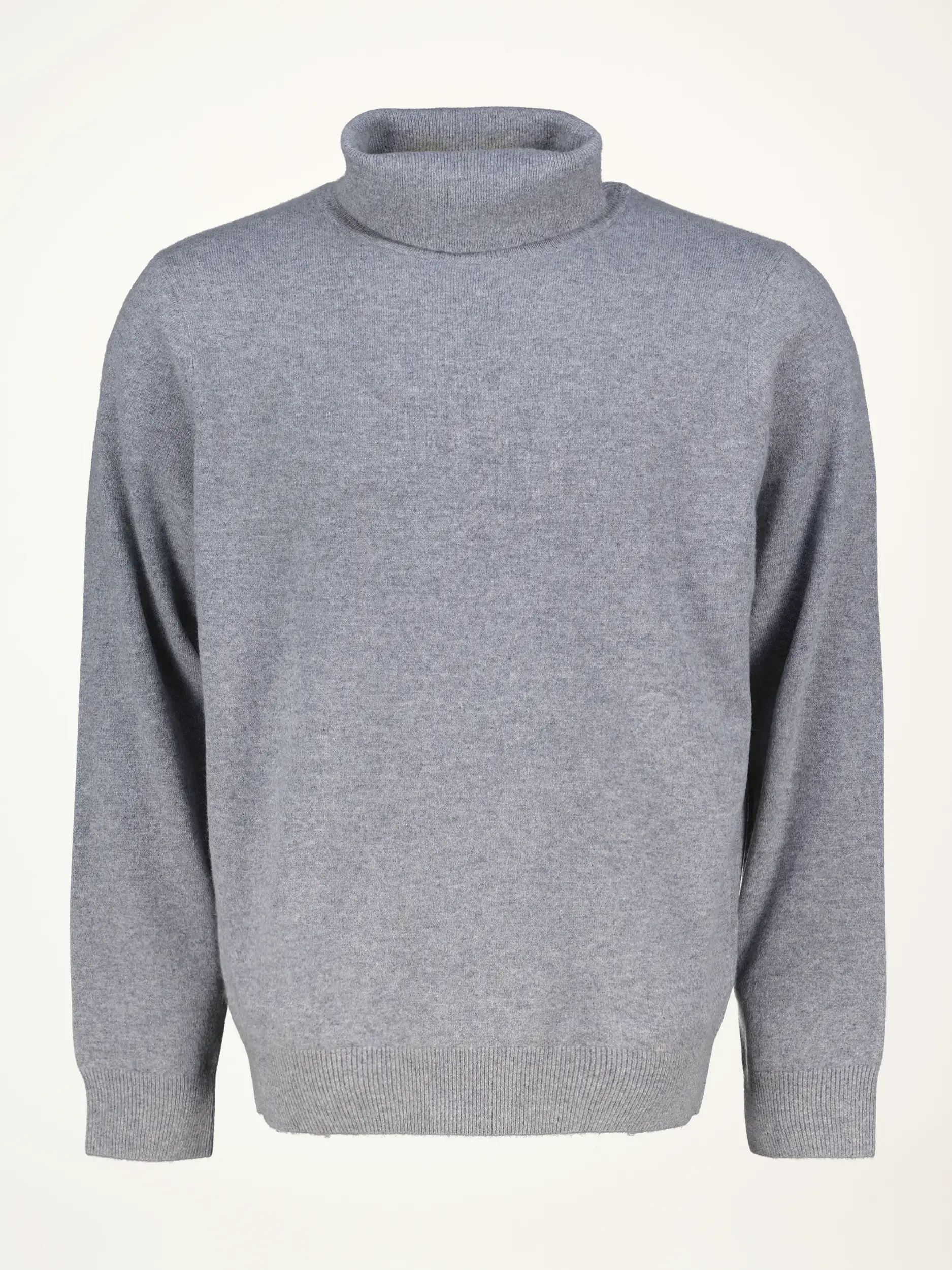 Rollkragenpullover aus Kaschmir langarm - Artikelansicht - Farbe: Grau