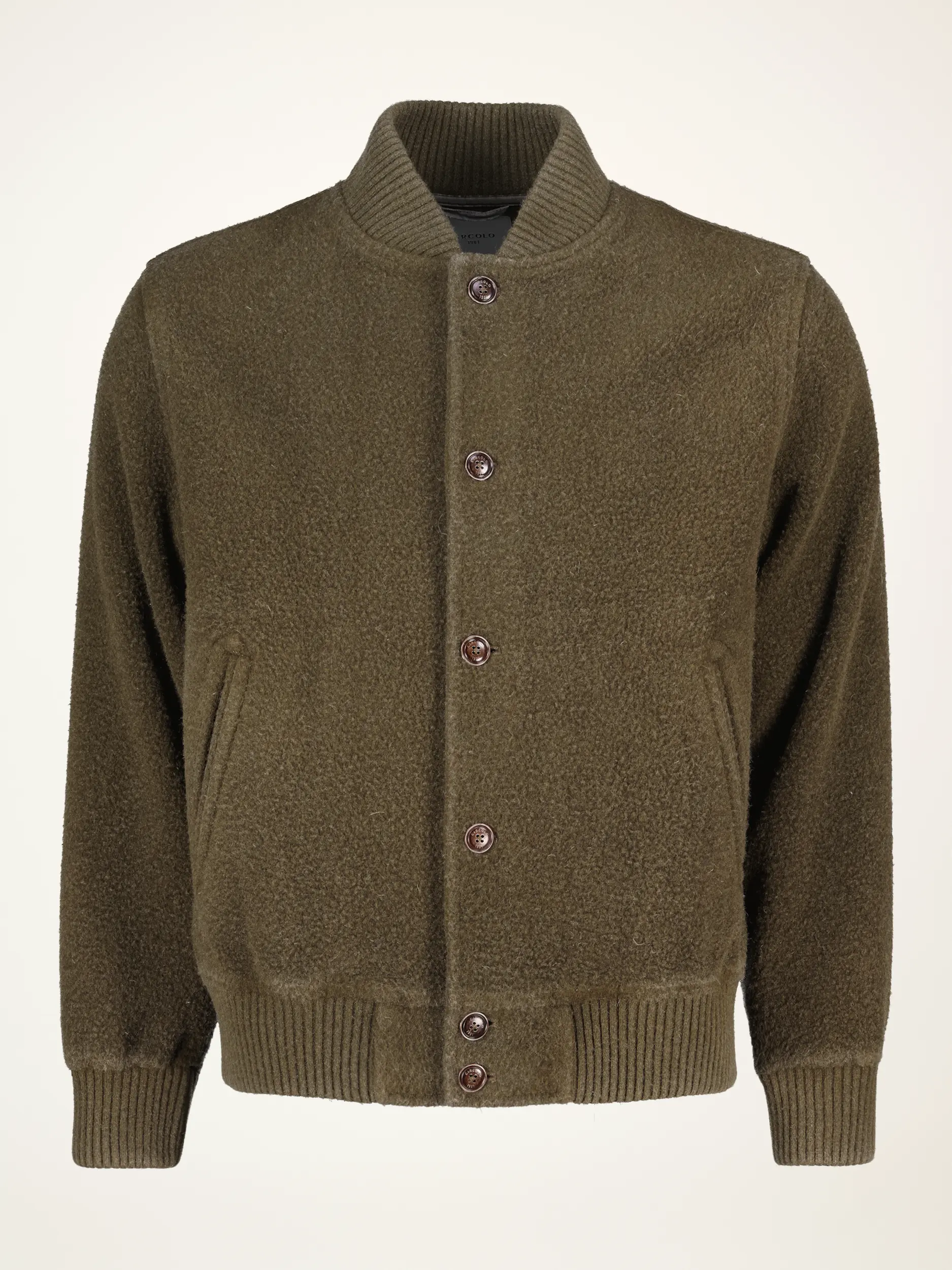 Jacke aus Schurwoll-Mix - Artikelansicht - Farbe: Grün Jacke aus Schurwoll-Mix - Artikelansicht - Farbe: Grün