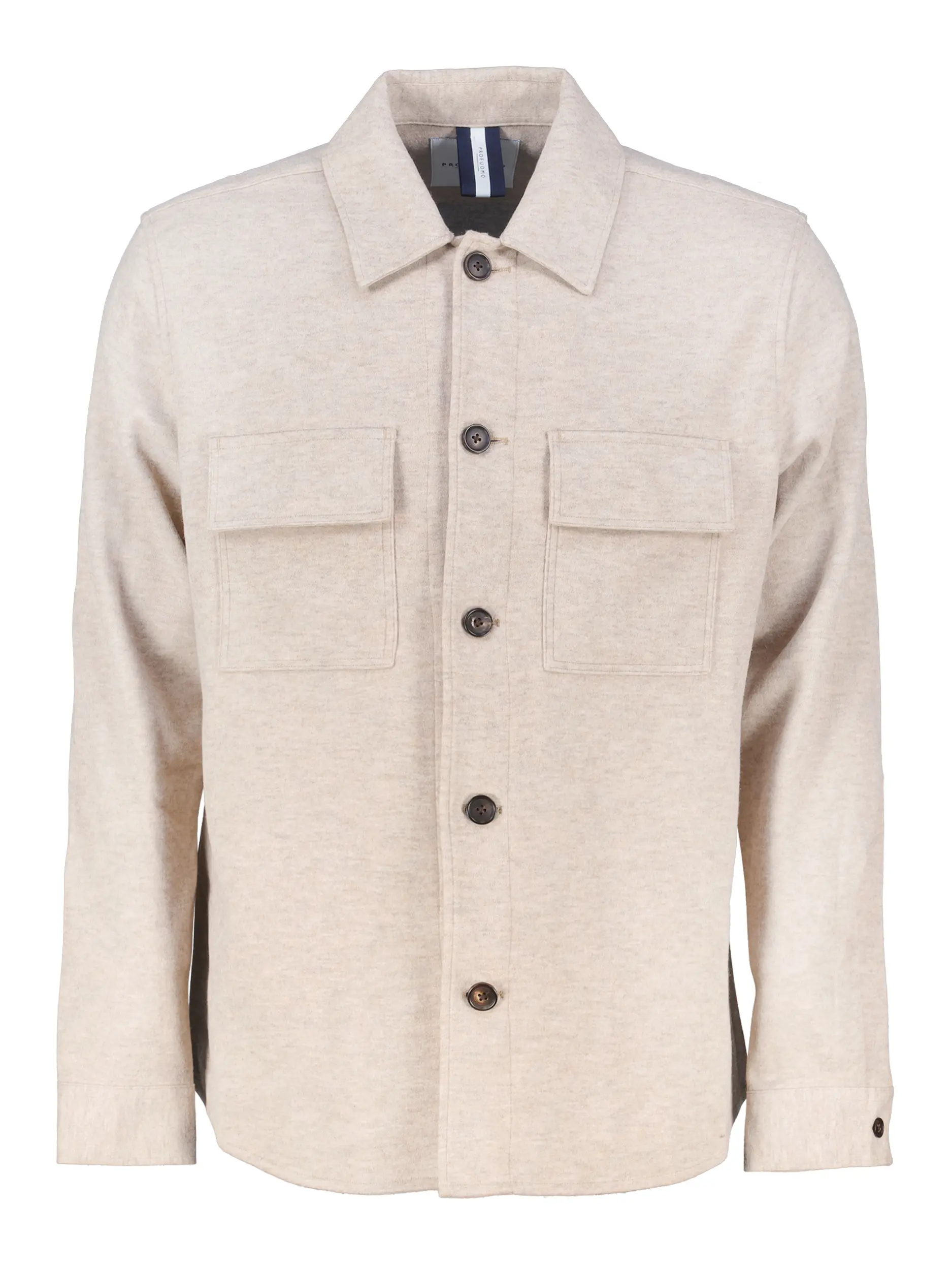 Overshirt aus Woll-Mix - Artikel Vorderseite - Farbe: Braun