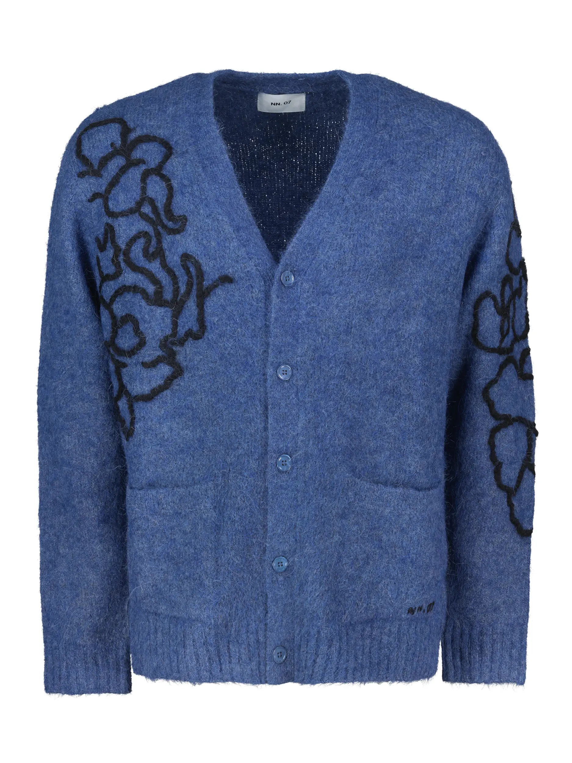 Strickjacke 'Kyle' - Artikel Vorderseite - Farbe: Blau