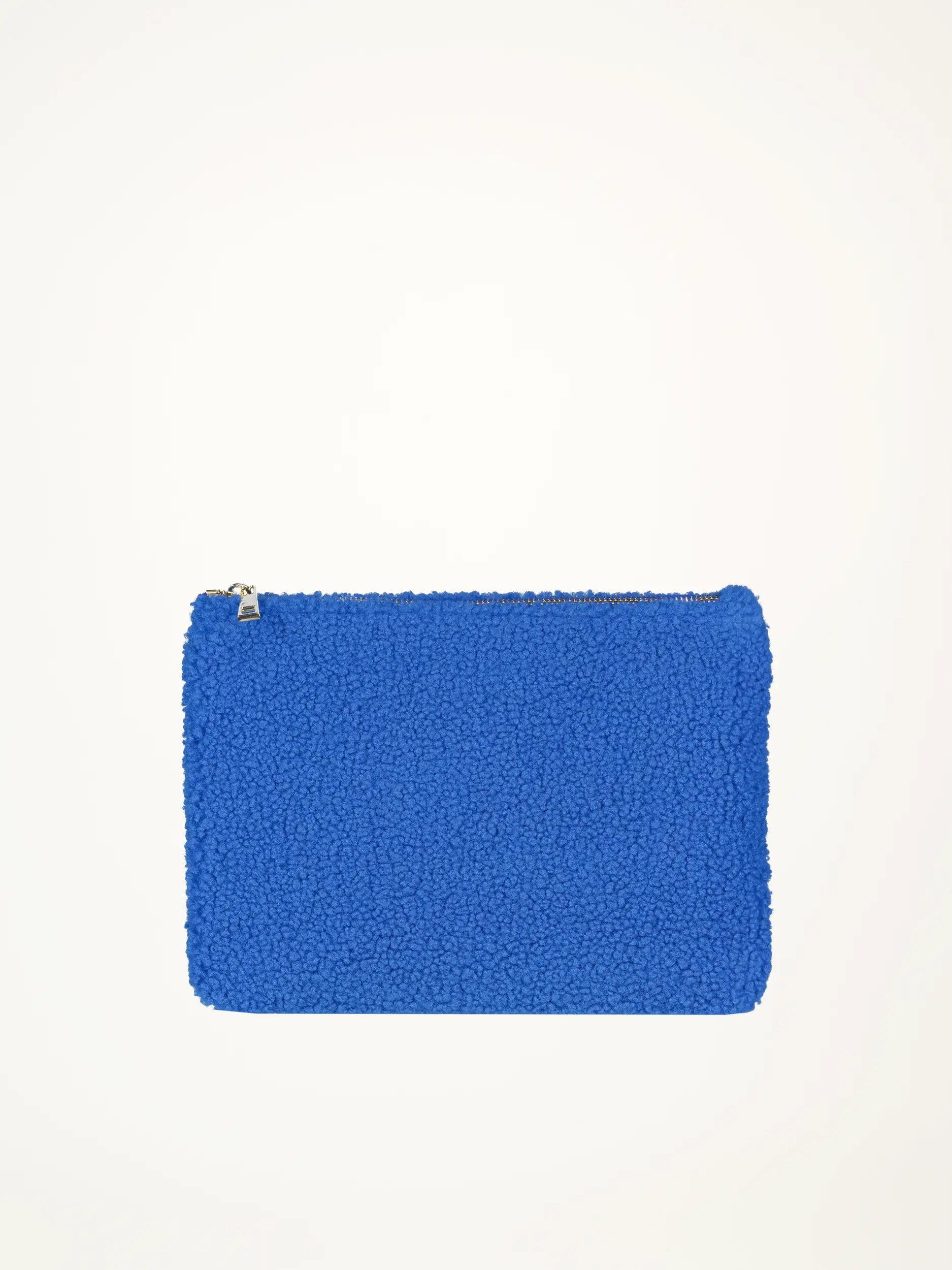 Tasche aus Teddyfell - Artikelansicht - Farbe: Blau Tasche aus Teddyfell - Artikelansicht - Farbe: Blau