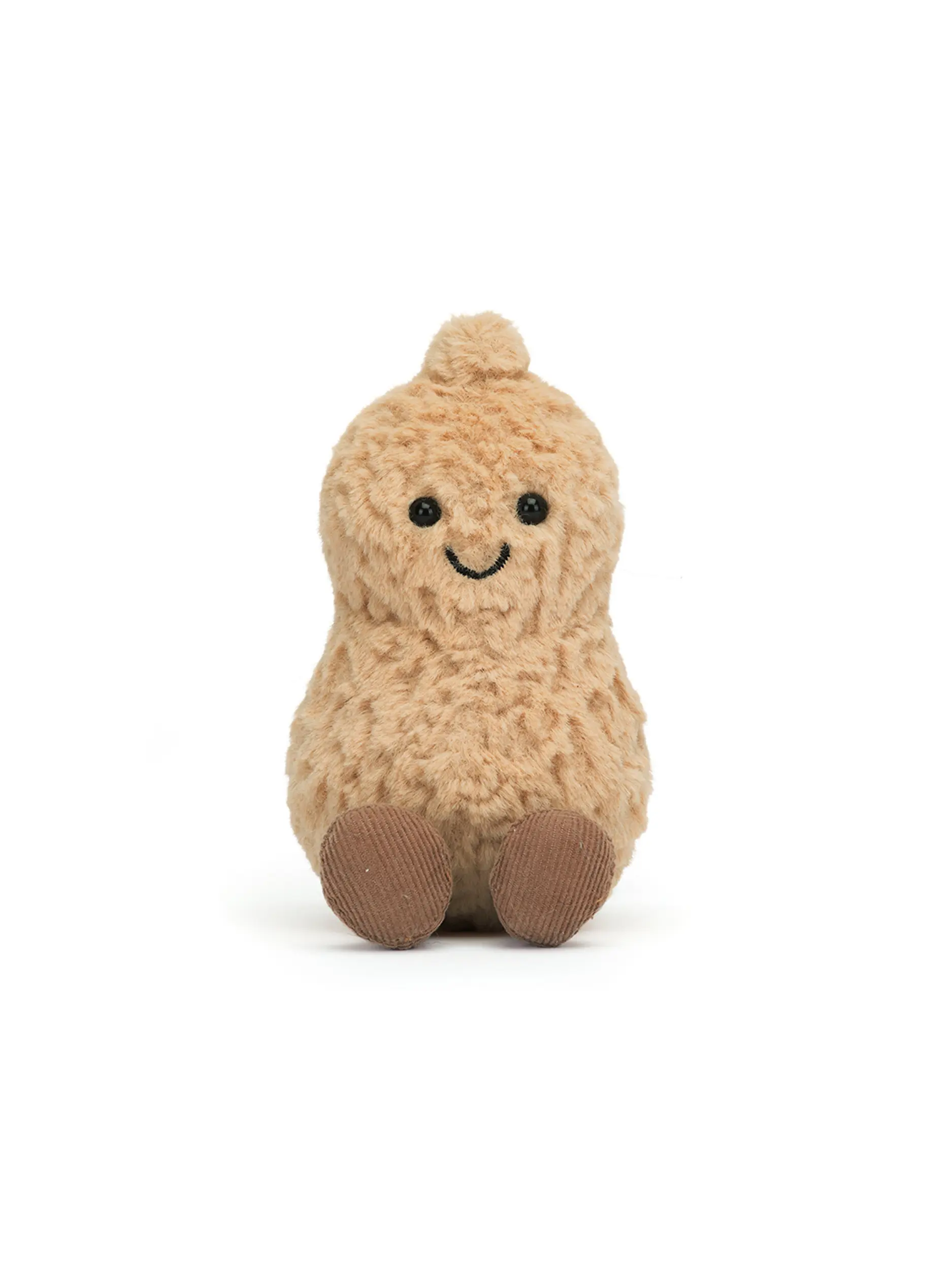 Jellycat-Stofftier 'Amuseables Peanut' - Artikel Vorderseite - Farbe: Beige