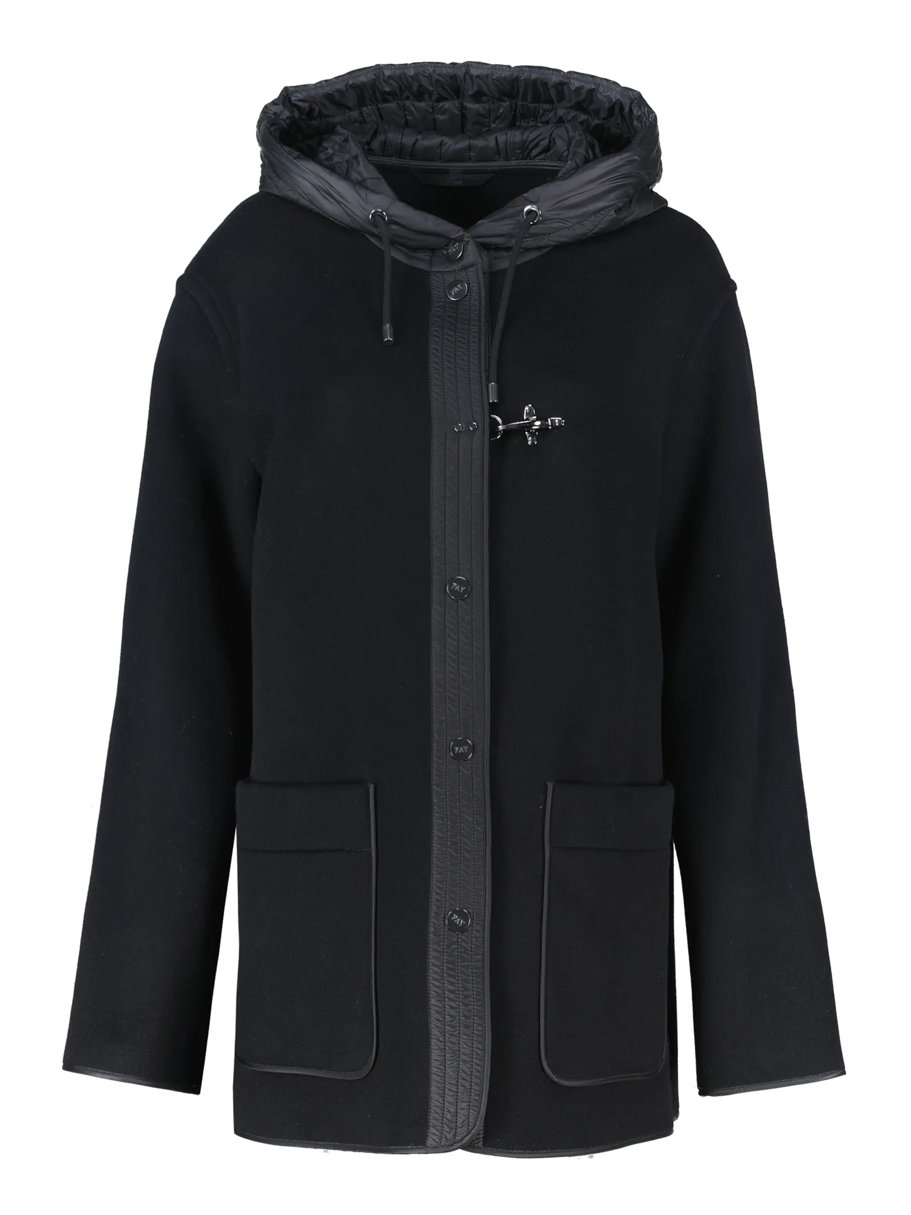 Wolljacke - Artikel Vorderseite - Farbe: Schwarz