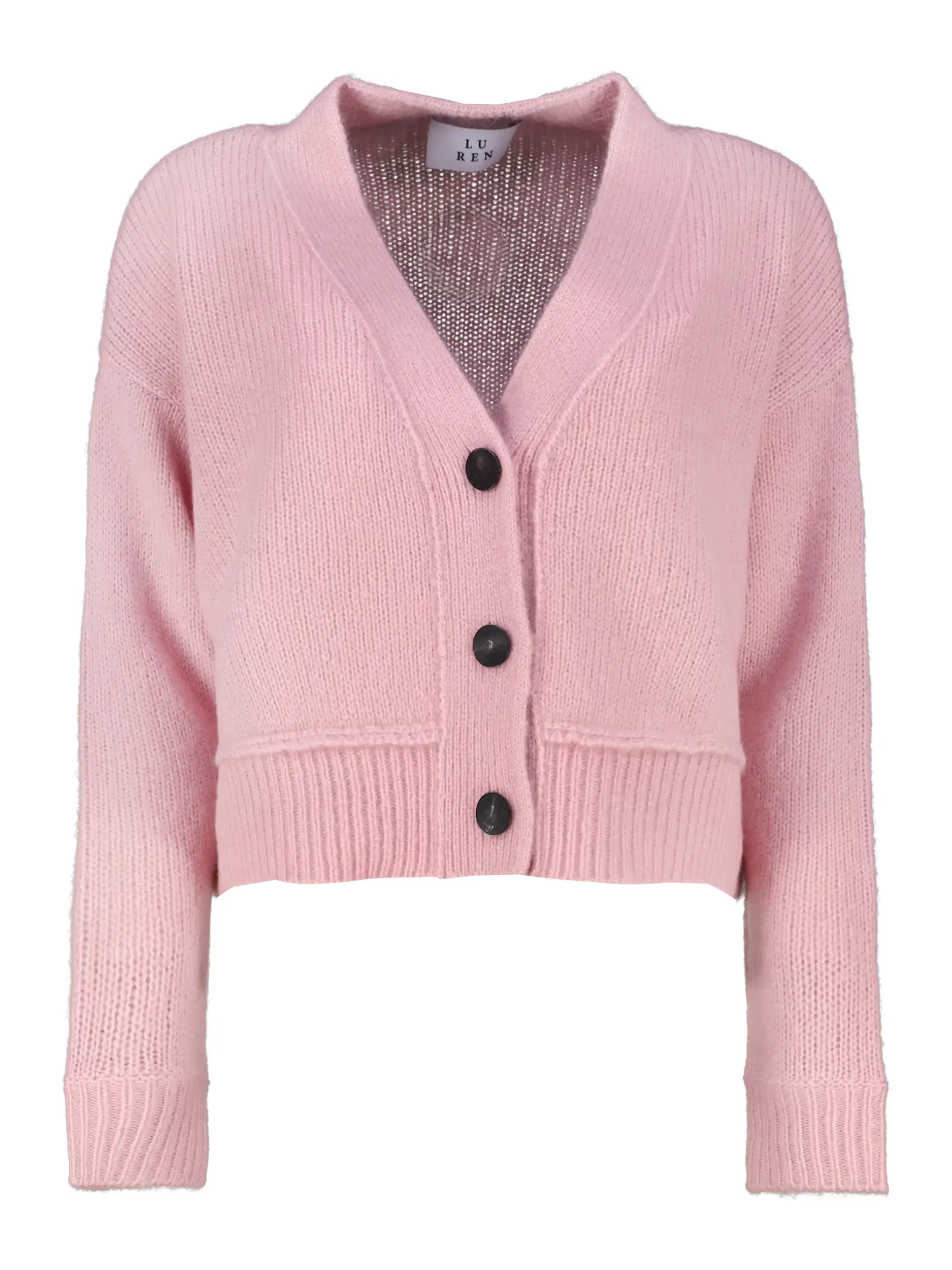 Strickjacke 'Riely' aus Kaschmir - Artikel Vorderseite - Farbe: Rosa&Pink