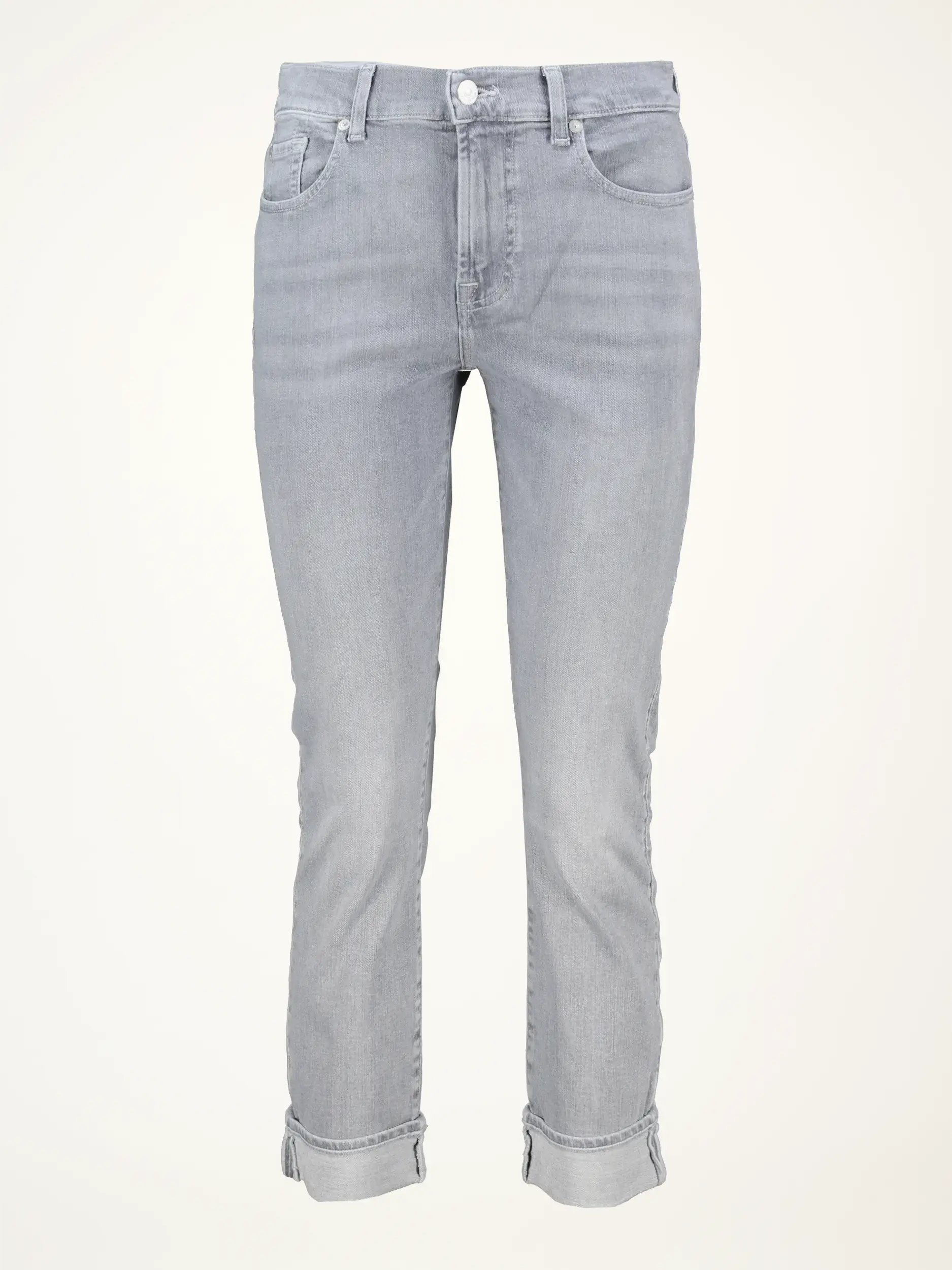 High Rise Skinny Jeans 'Relaxed Skinny' - Artikelansicht - Farbe: Grau