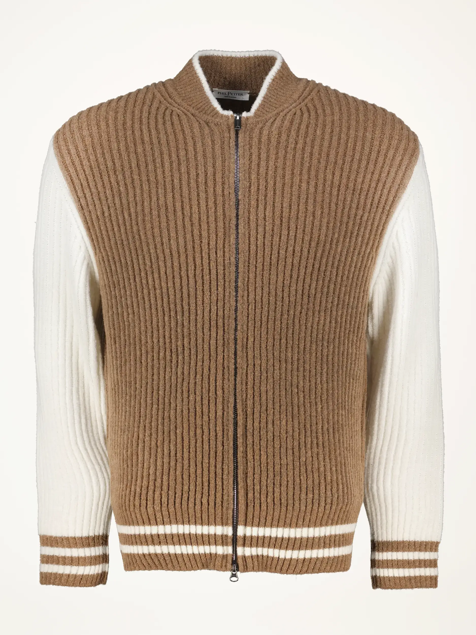 Strickjacke aus Woll-Mix - Artikelansicht - Farbe: Braun