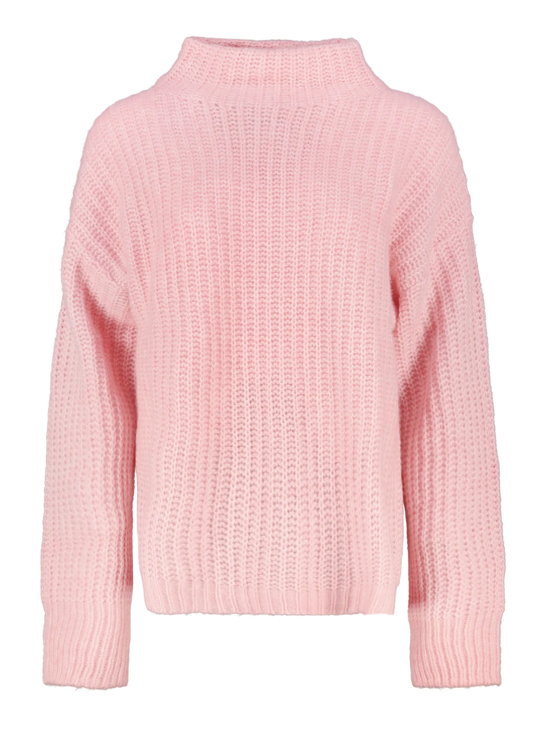 Pullover aus Kaschmir langarm - Artikel Vorderseite - Farbe: Rosa&Pink
