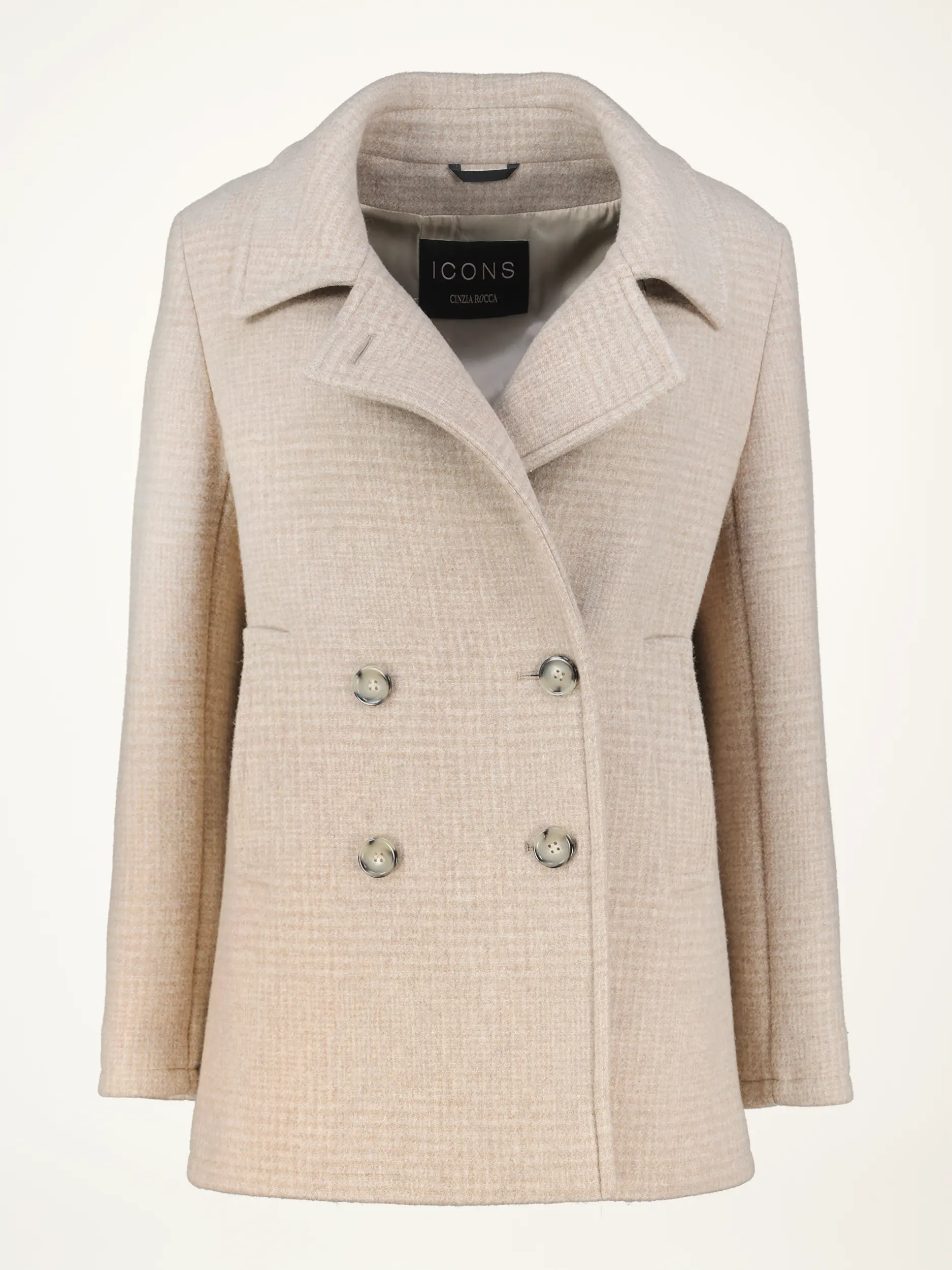 Cabanjacke aus Woll-Mix - Artikelansicht - Farbe: Beige