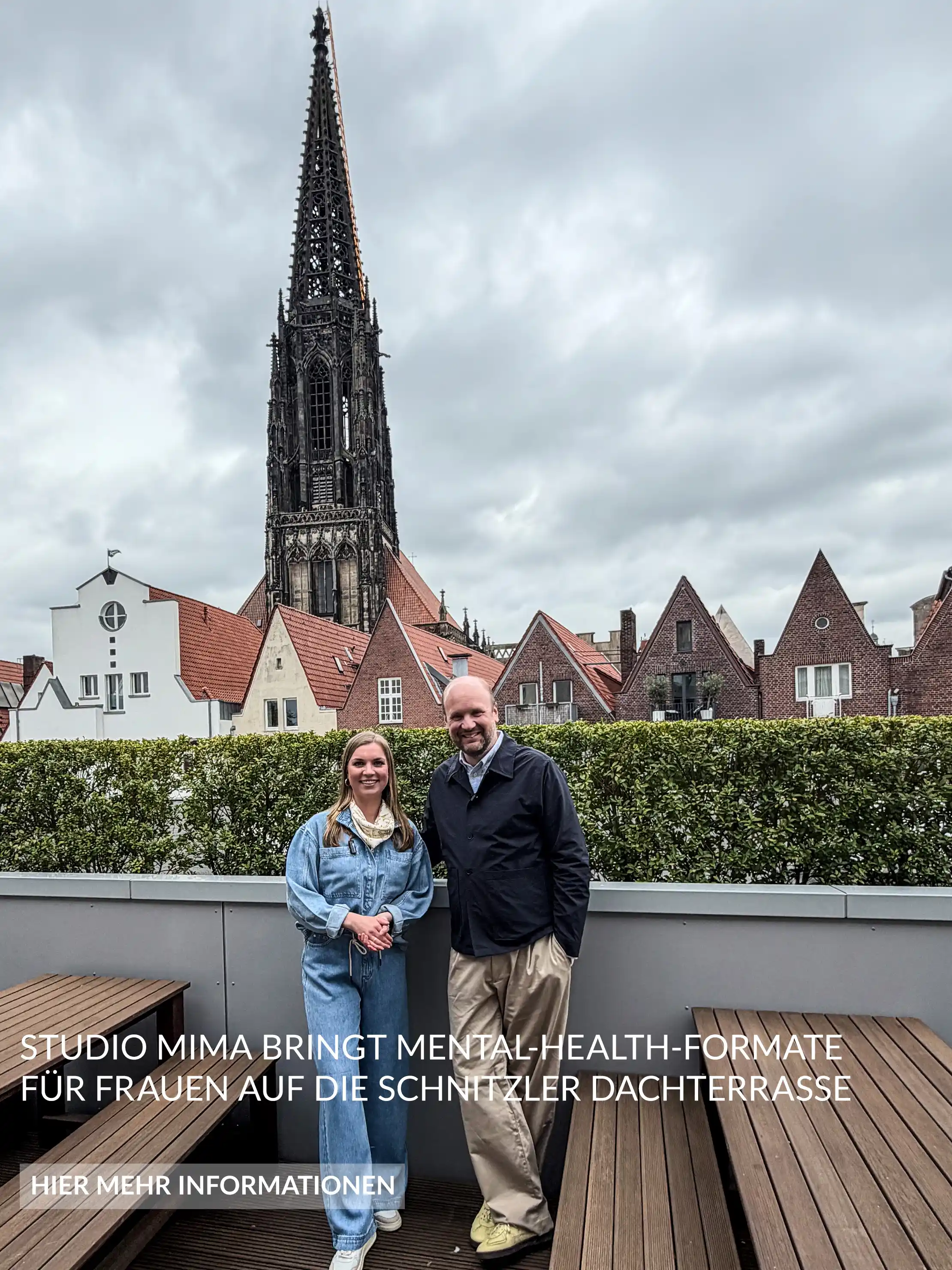 Studio Mima bringt Mental-Health-Formate  für Frauen auf die Schnitzler Dachterrasse