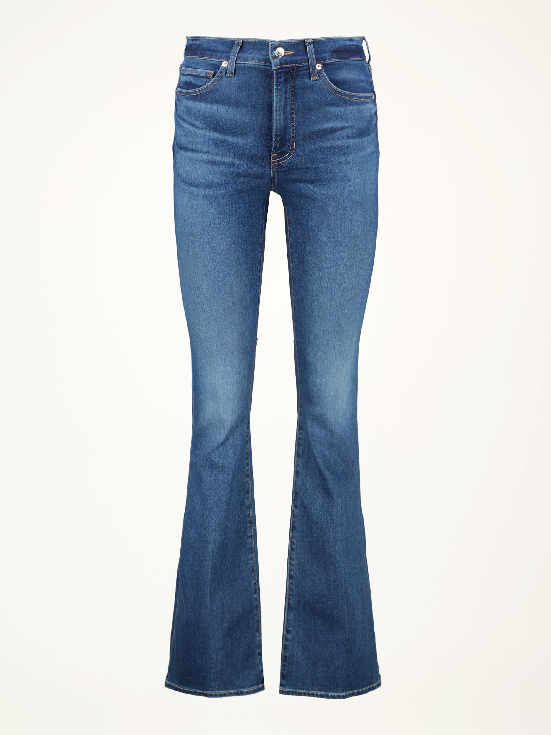 High Rise Flared Leg Jeans 'Beverly' - Artikelansicht - Farbe: Blau