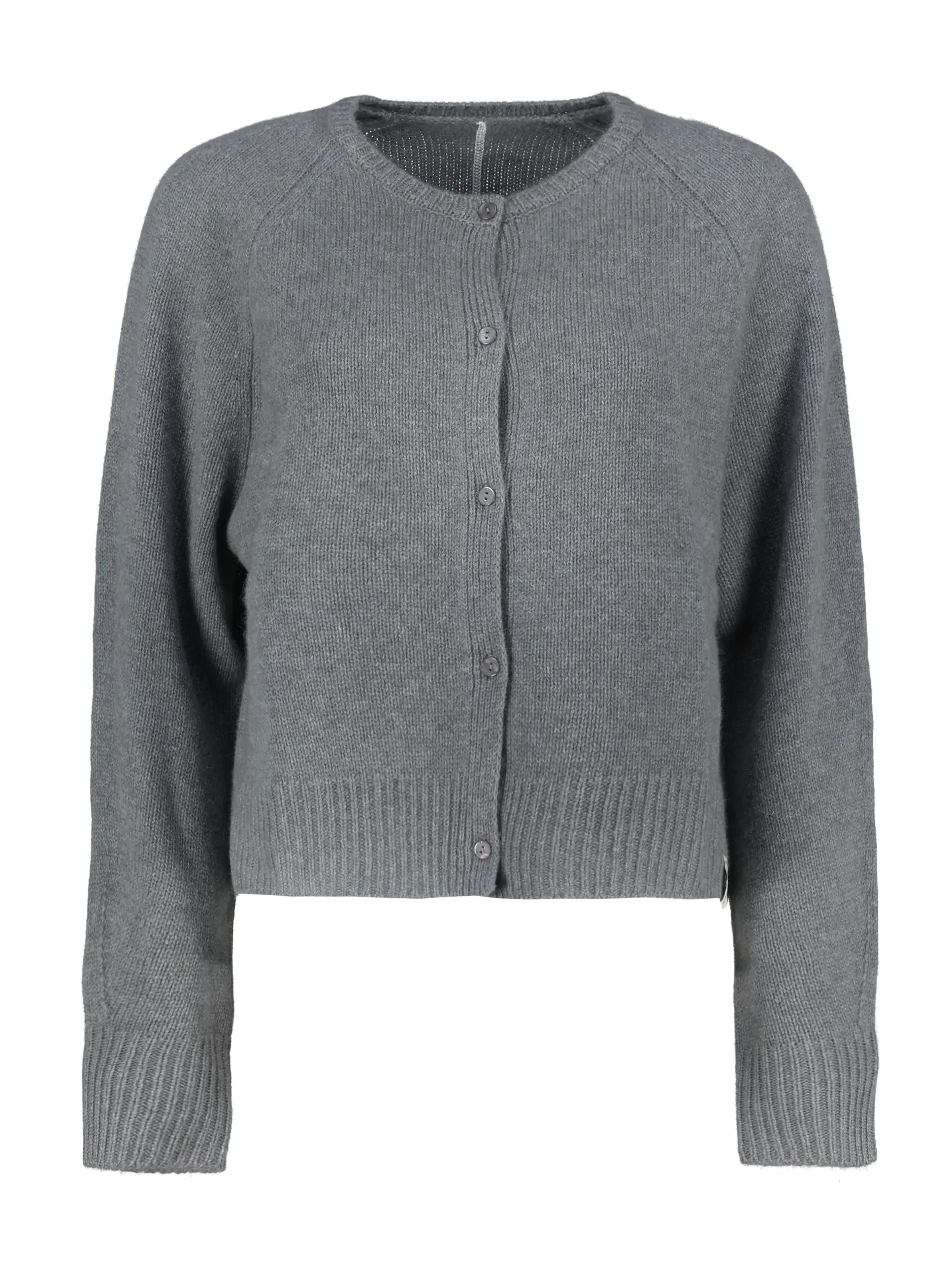 Strickjacke aus Kaschmir langarm - Artikel Vorderseite - Farbe: Grün