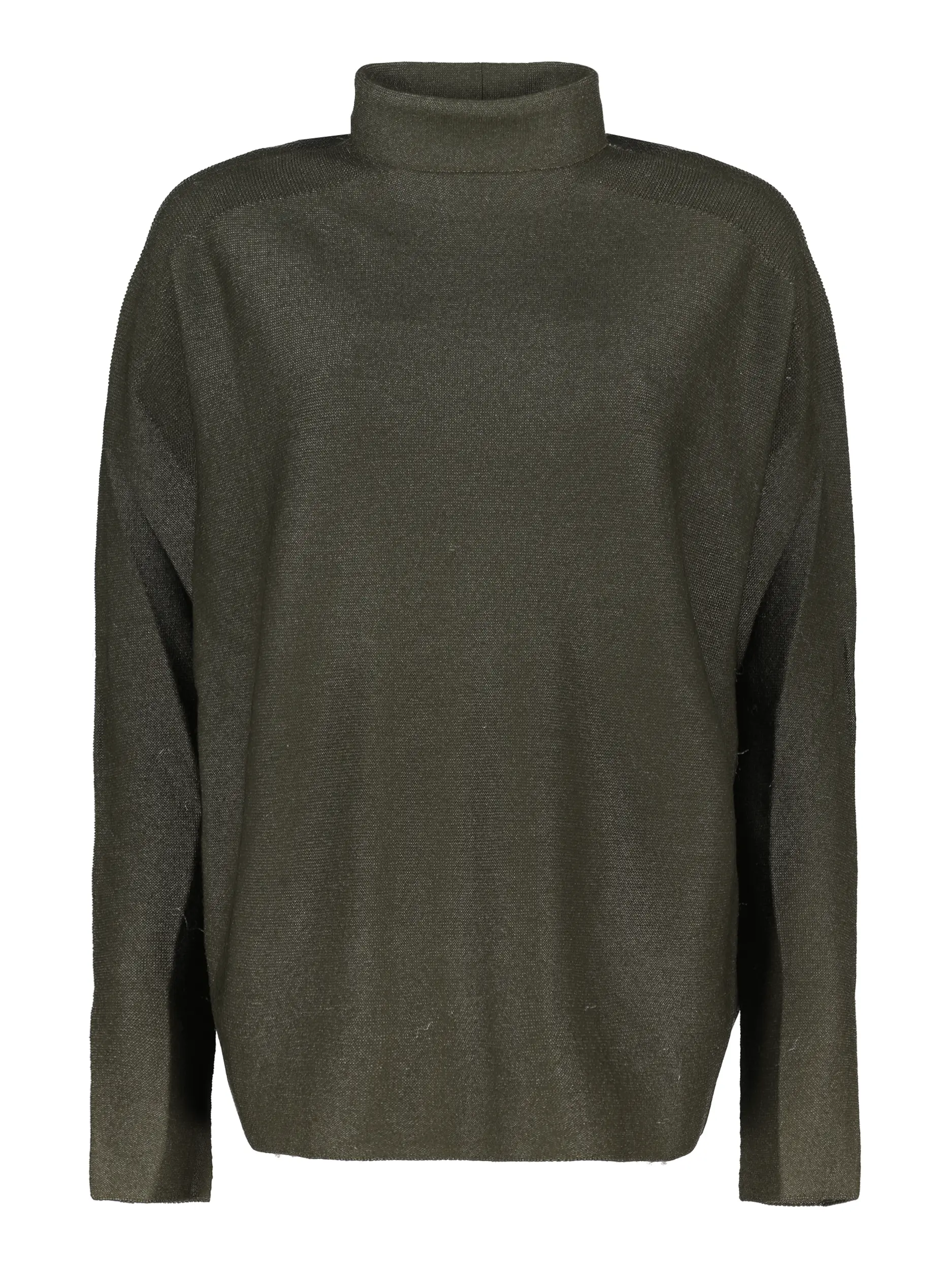 Pullover 'Liora' aus Wolle langarm - Artikel Vorderseite - Farbe: Grün