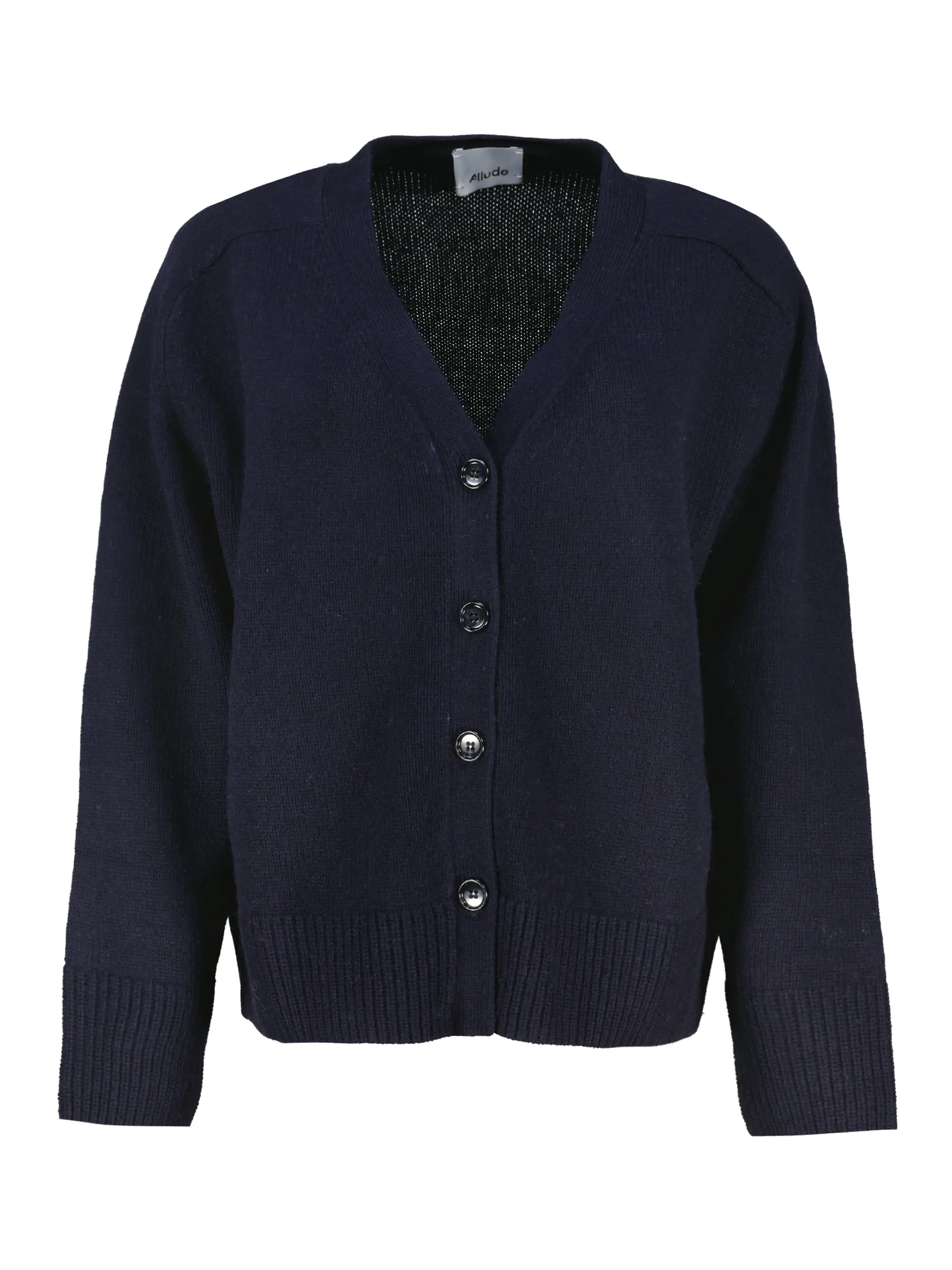 Strickjacke aus Wolle - Artikel Vorderseite - Farbe: Blau