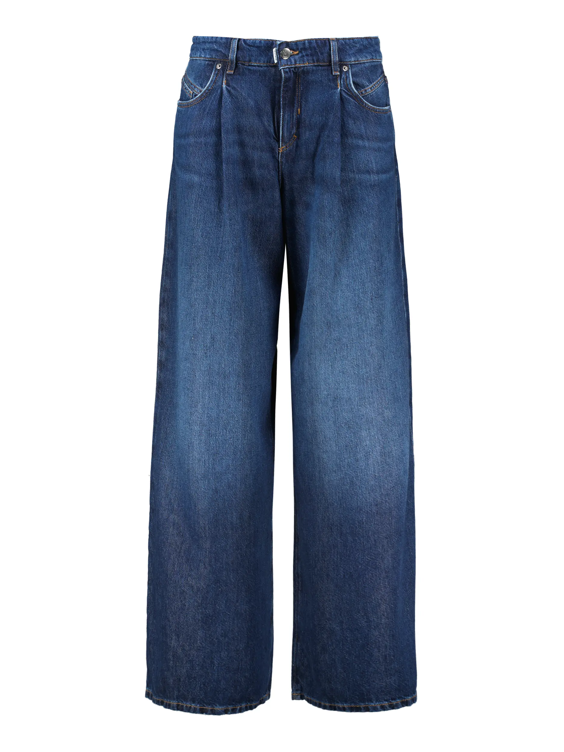 High Rise Wide Leg Jeans 'The Gent' - Artikel Vorderseite - Farbe: Blau