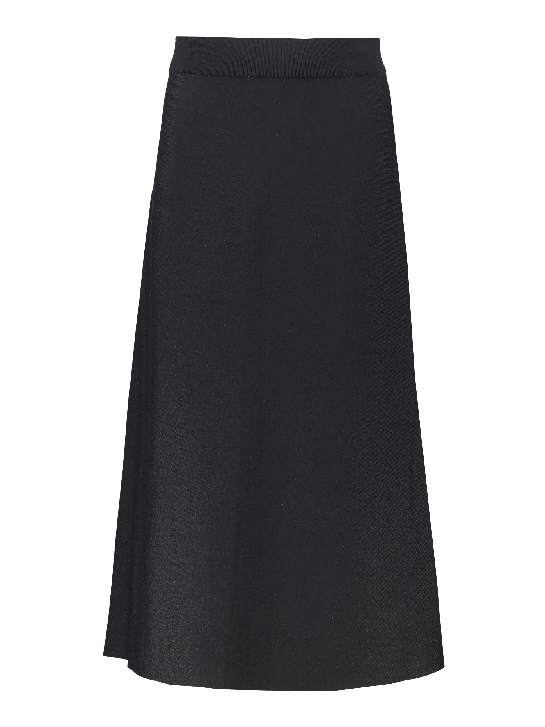 Midi Wollrock 'Sharp Ambition' - Artikel Vorderseite - Farbe: Schwarz