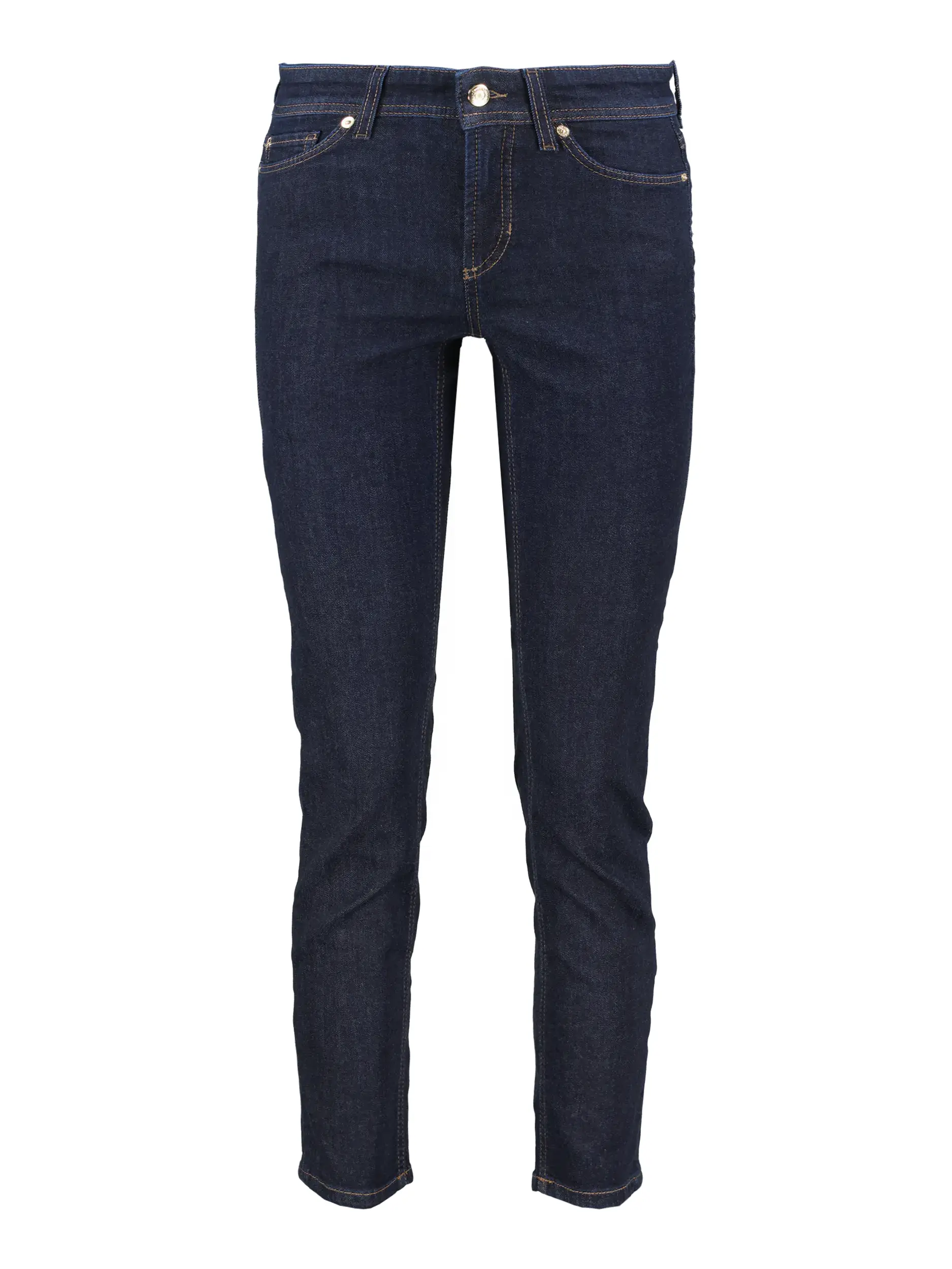 Mid Rise Slim Fit Jeans 'Piper cropped' - Artikel Vorderseite - Farbe: Blau