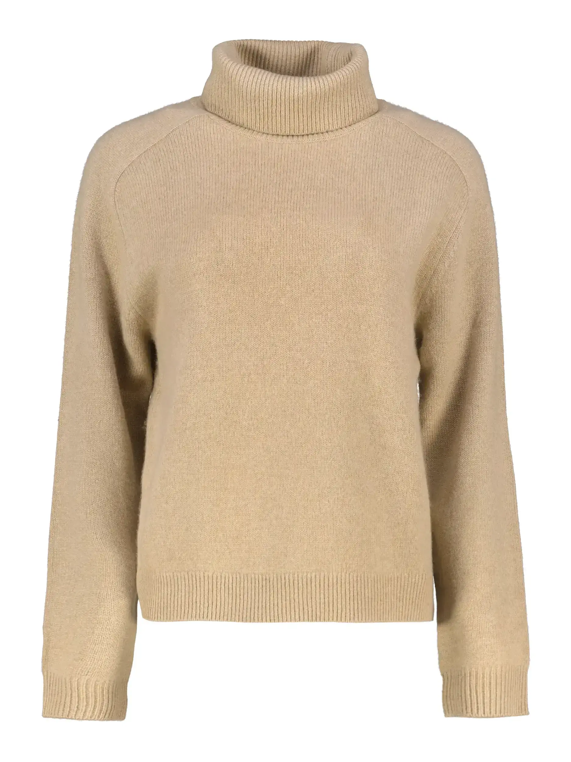 Rollkragenpullover aus Kaschmir langarm - Artikel Vorderseite - Farbe: Braun