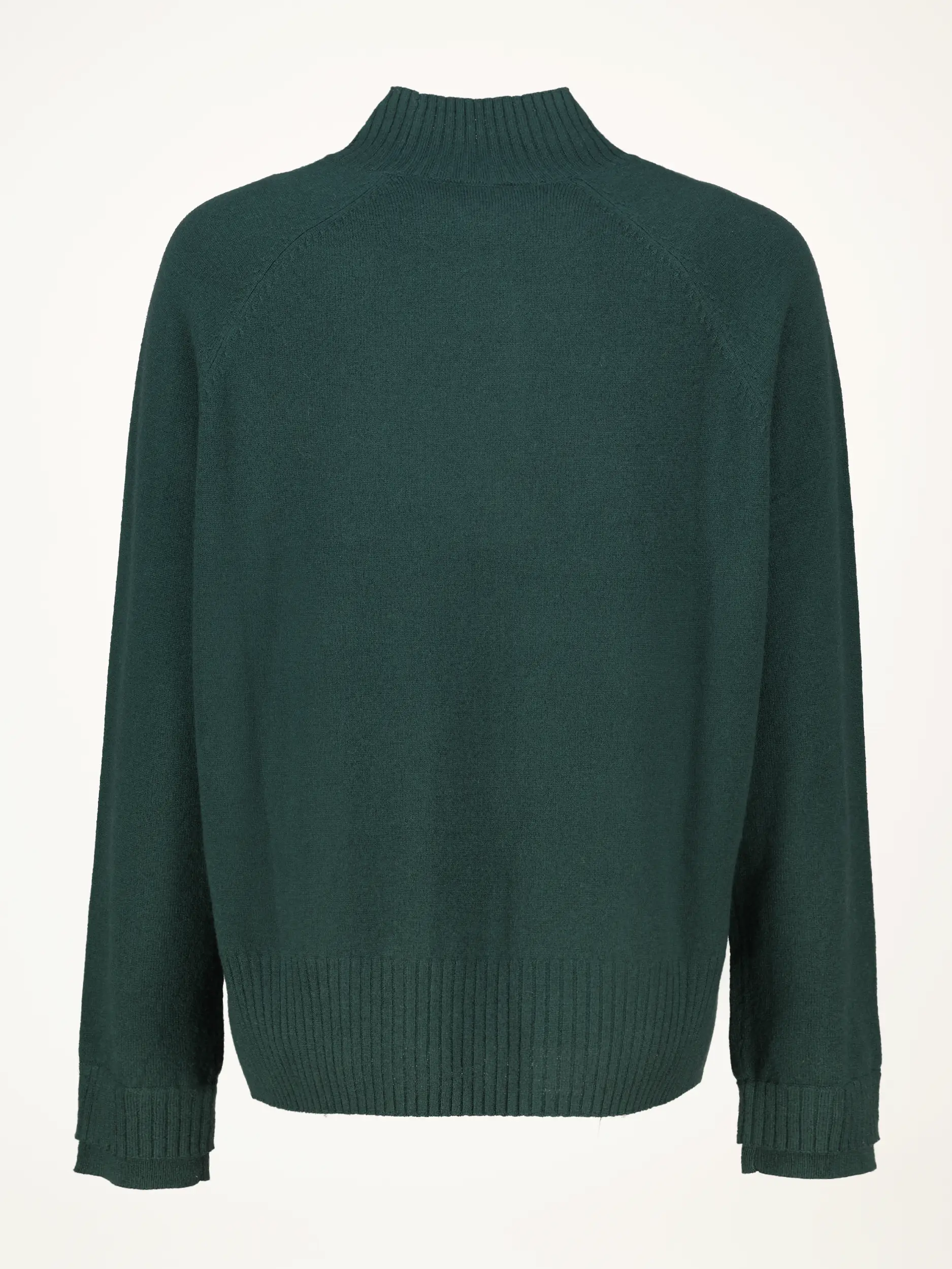 Langarmshirt 'Lysanne' aus Wolle - Artikel Rückseite - Farbe: Grün