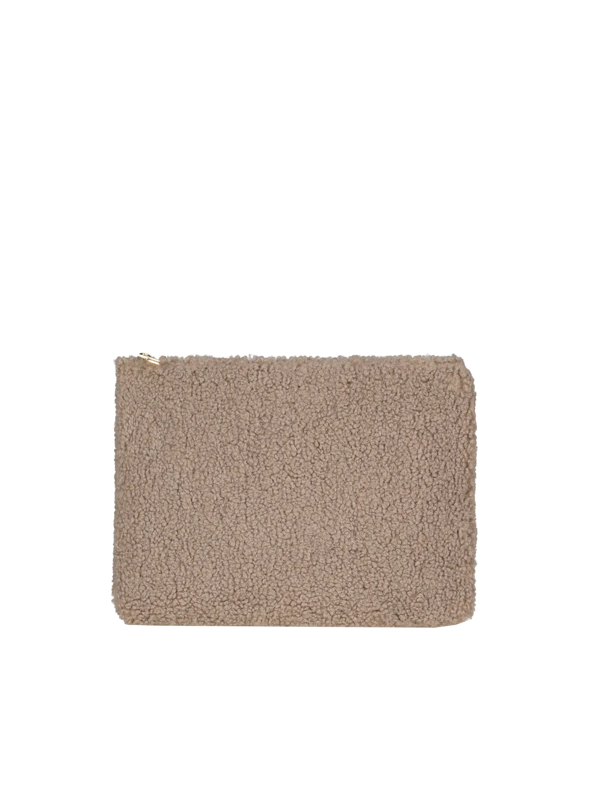 Tasche aus Teddyfell - Artikel Vorderseite - Farbe: Beige