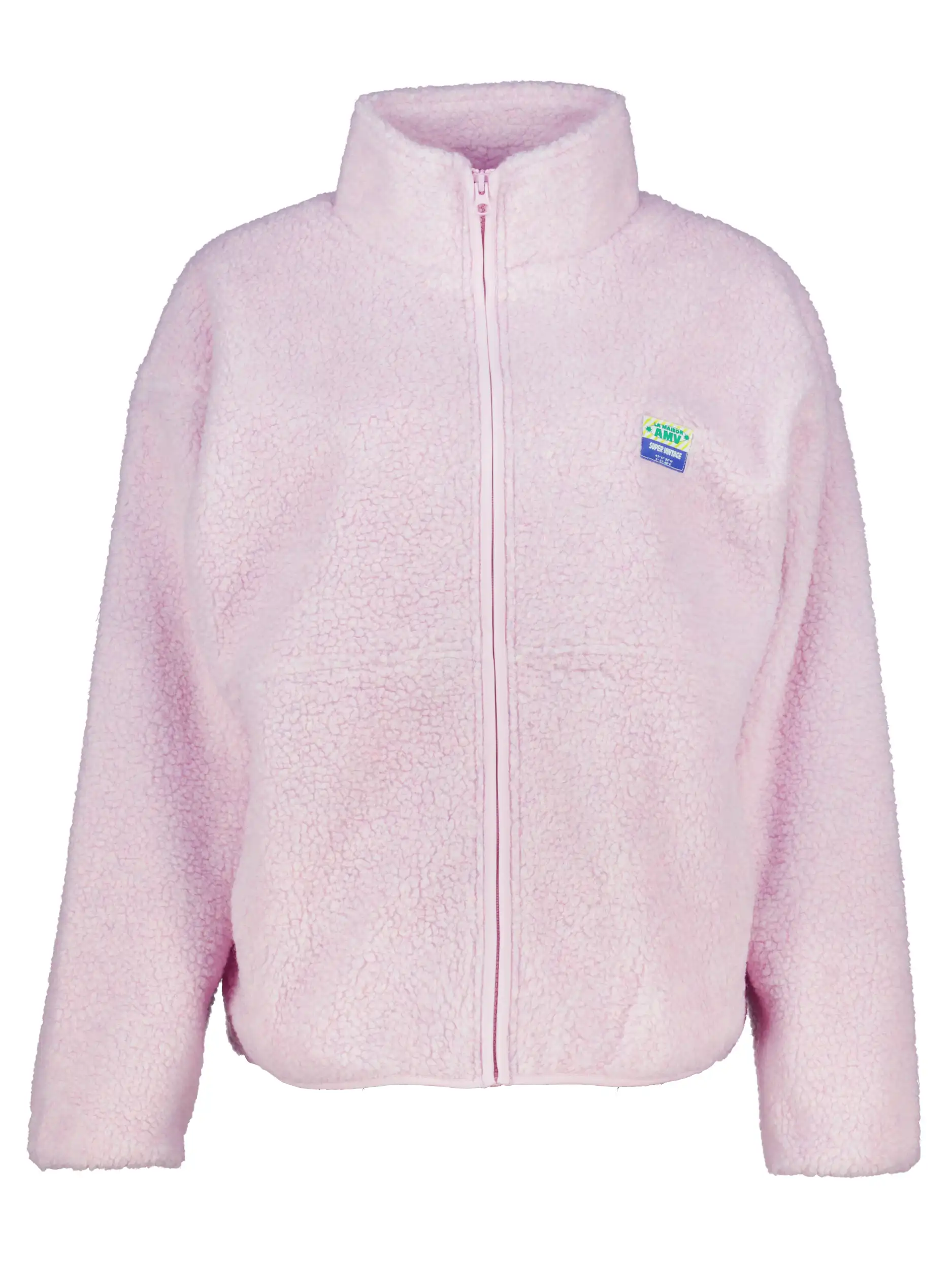 Oversized Jacke - Artikel Vorderseite - Farbe: Rosa&Pink