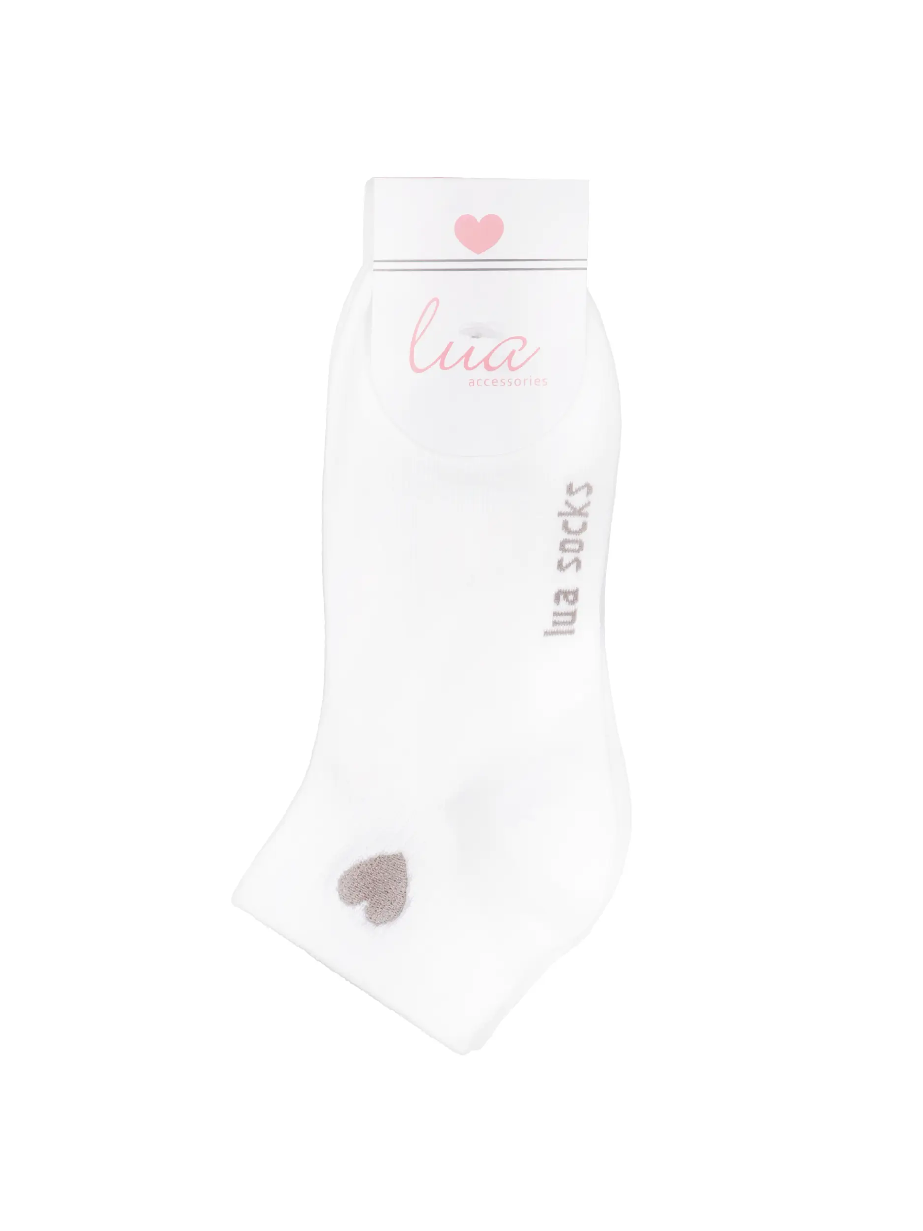 Socken 'My Love' - Artikel Vorderseite - Farbe: Grau