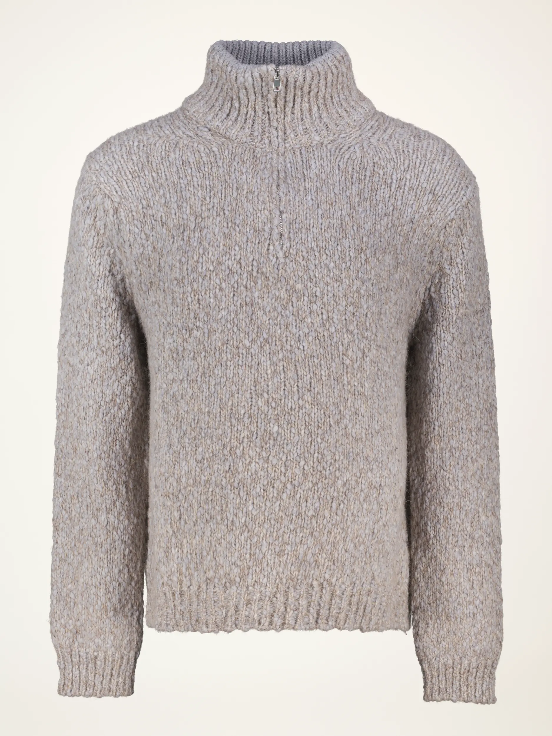 Pullover aus Woll-Mix langarm - Artikelansicht - Farbe: Braun