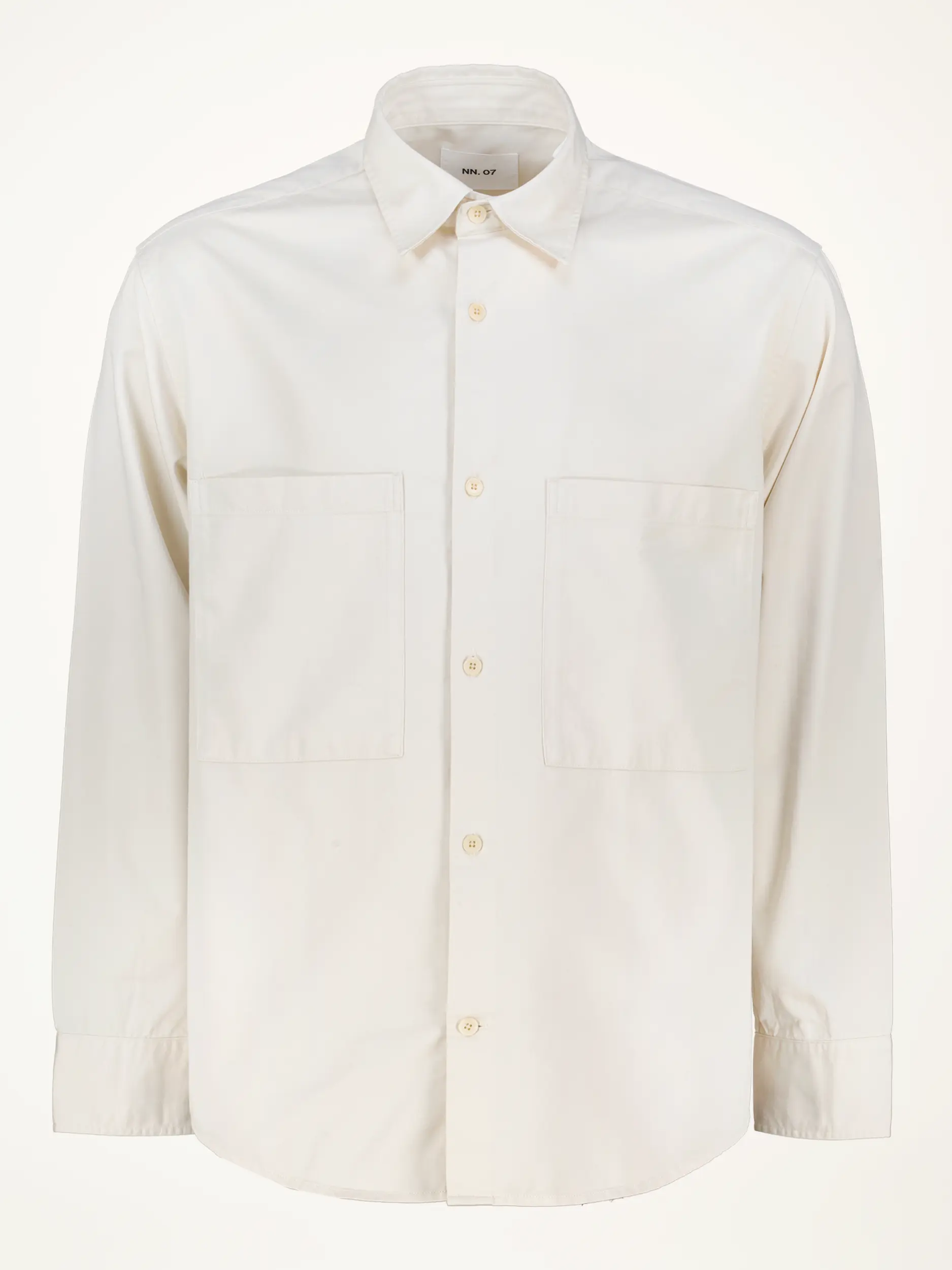 Hemd 'Freddy' mit Kentkragen langarm - Artikelansicht - Farbe: Beige