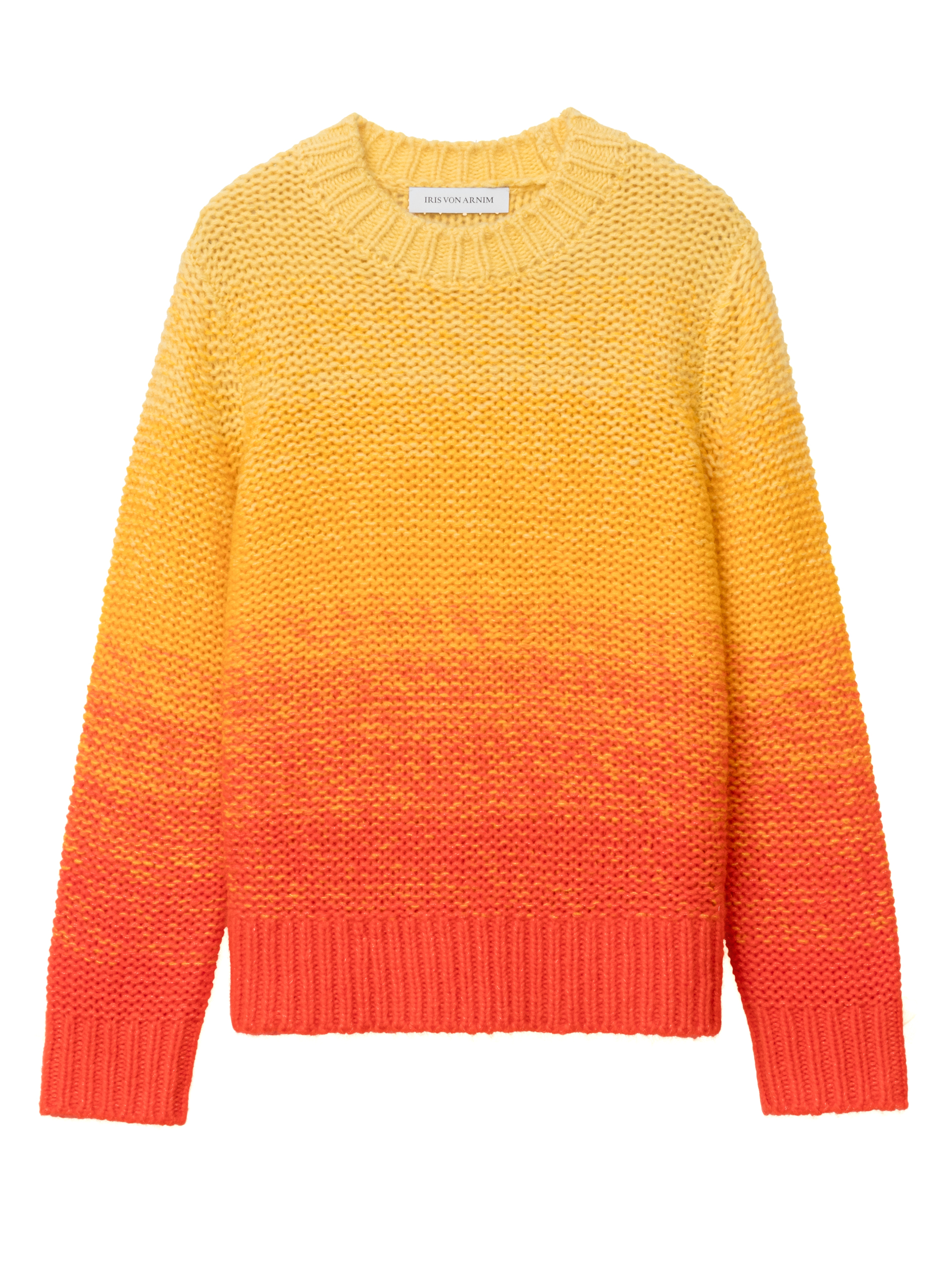 Pullover 'Rainbow Degradé 50 Years'  - Artikel Vorderseite - Farbe: Orange