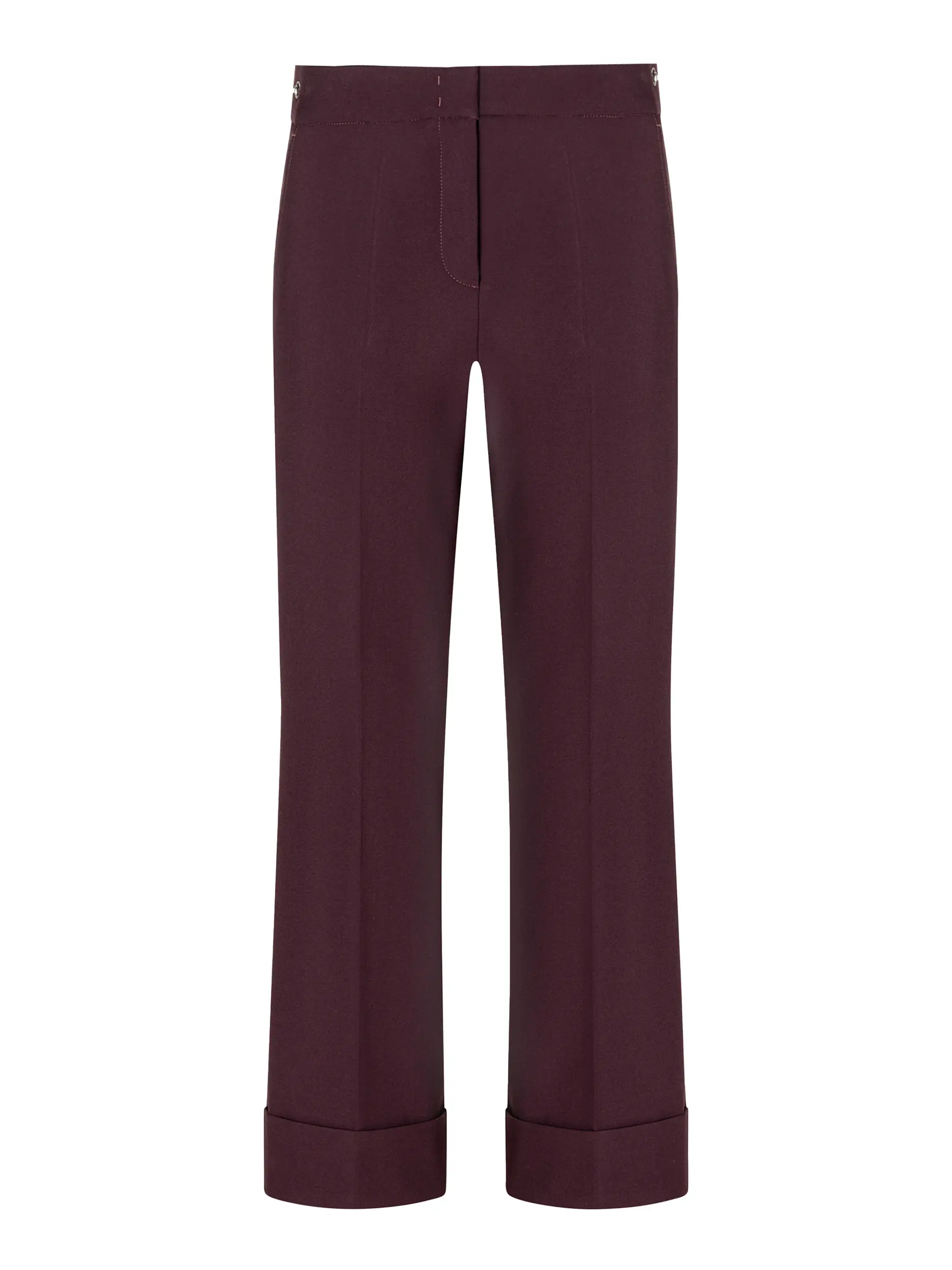 Hose 'France cropped' - Artikel Vorderseite - Farbe: Rot