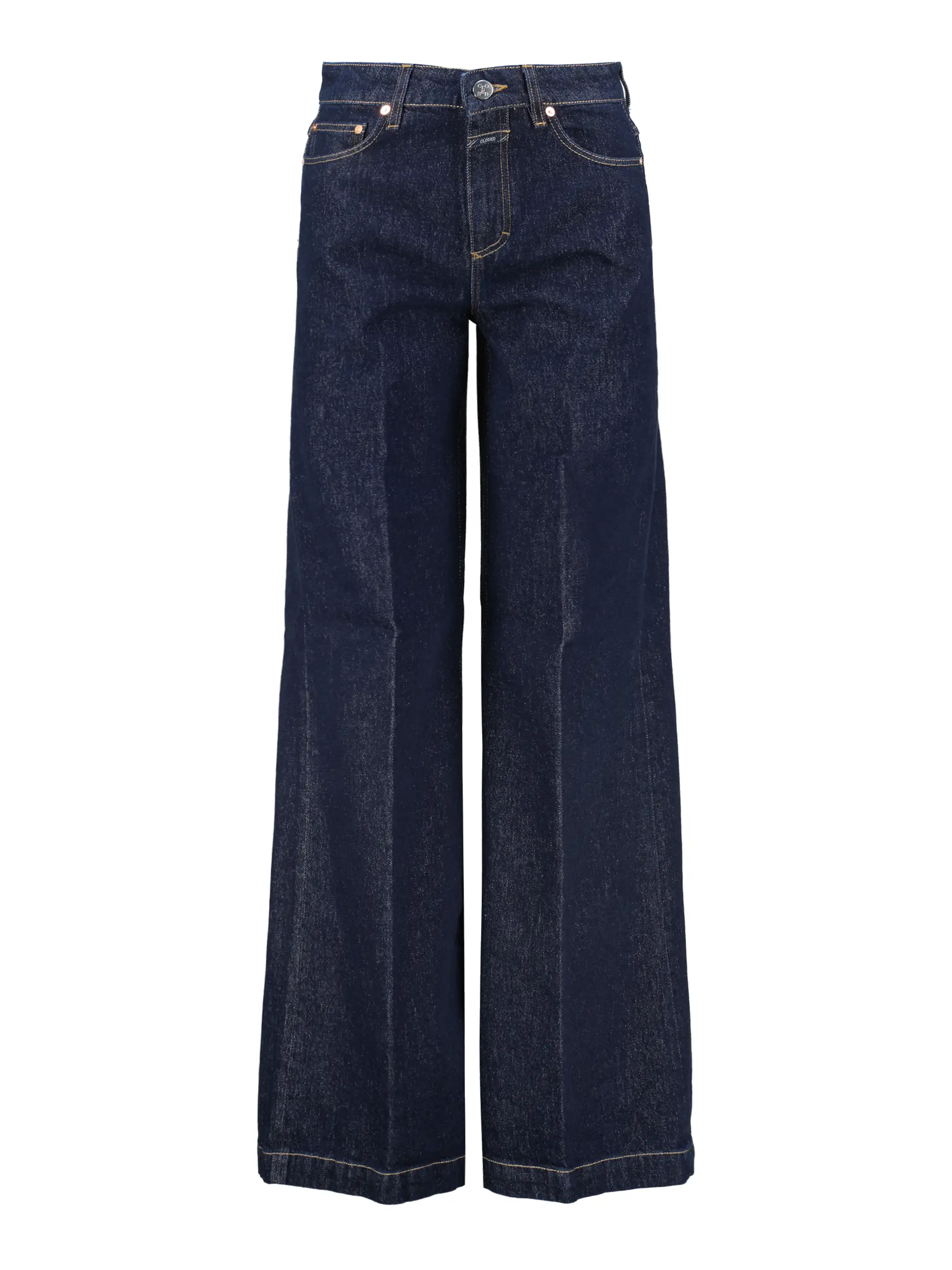 High Rise Wide Leg Jeans - Artikel Vorderseite - Farbe: Blau