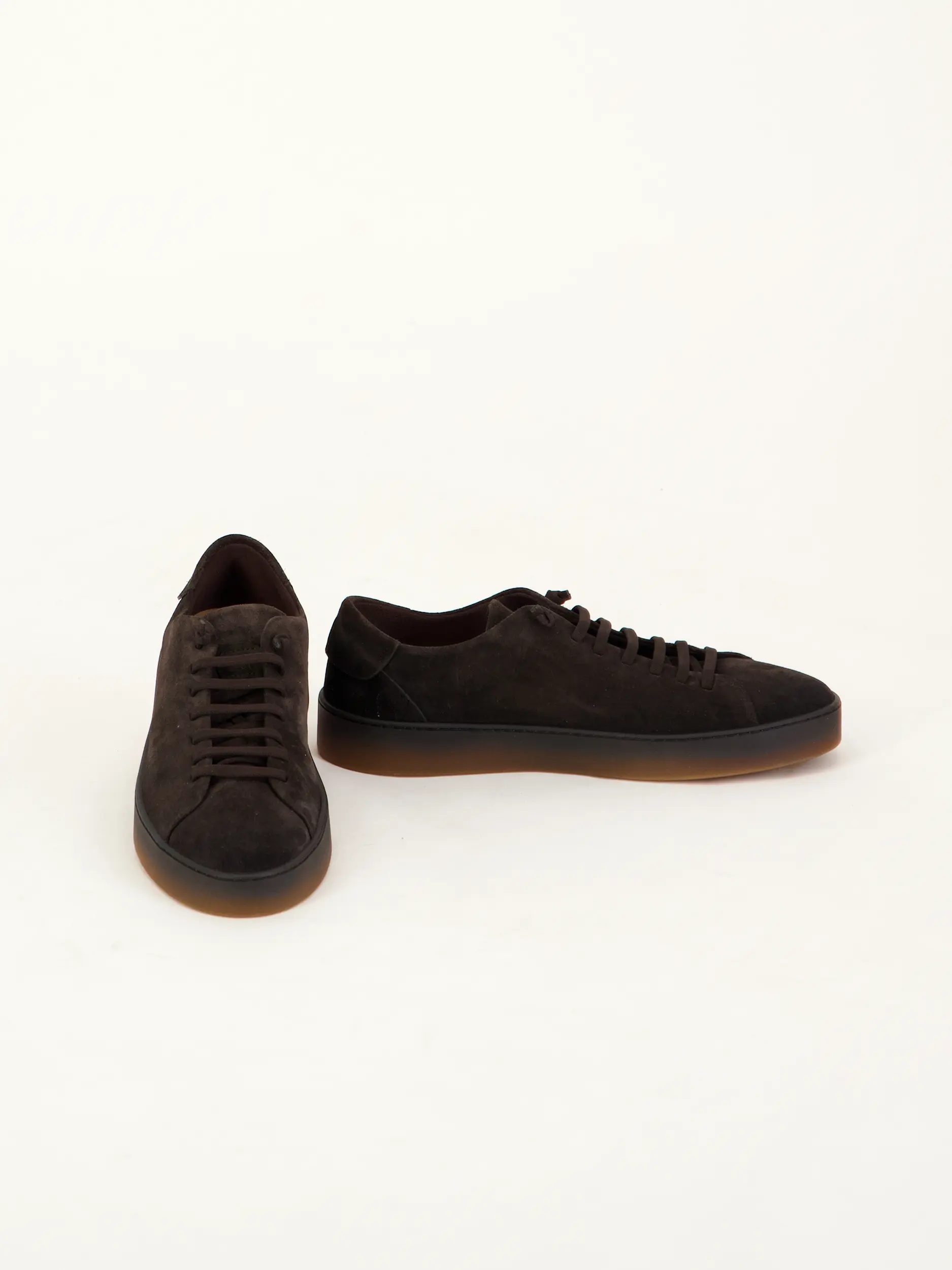 Sneaker aus Veloursleder - Artikel weitere Detailansicht 1 - Farbe: Braun