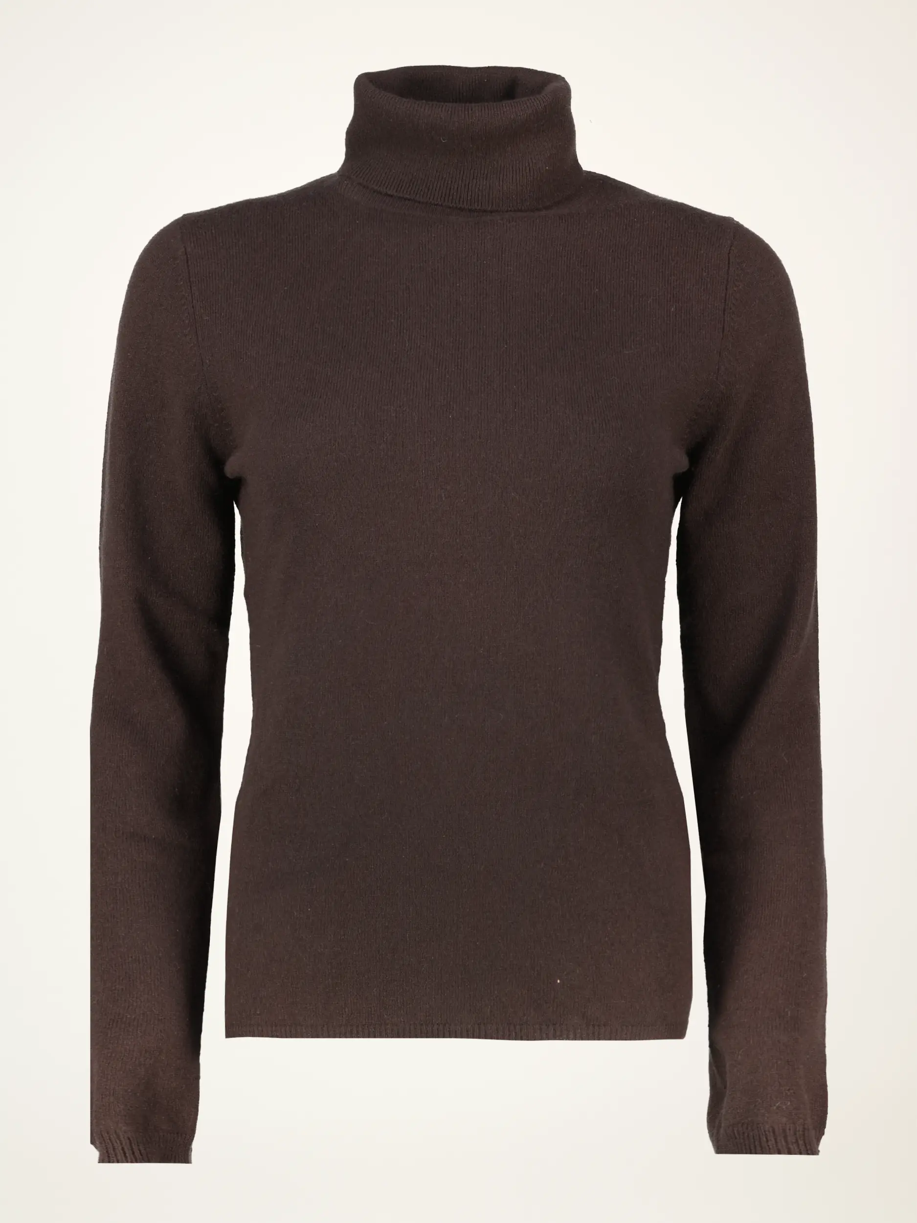 Rollkragenpullover aus Kaschmir langarm - Artikelansicht - Farbe: Braun