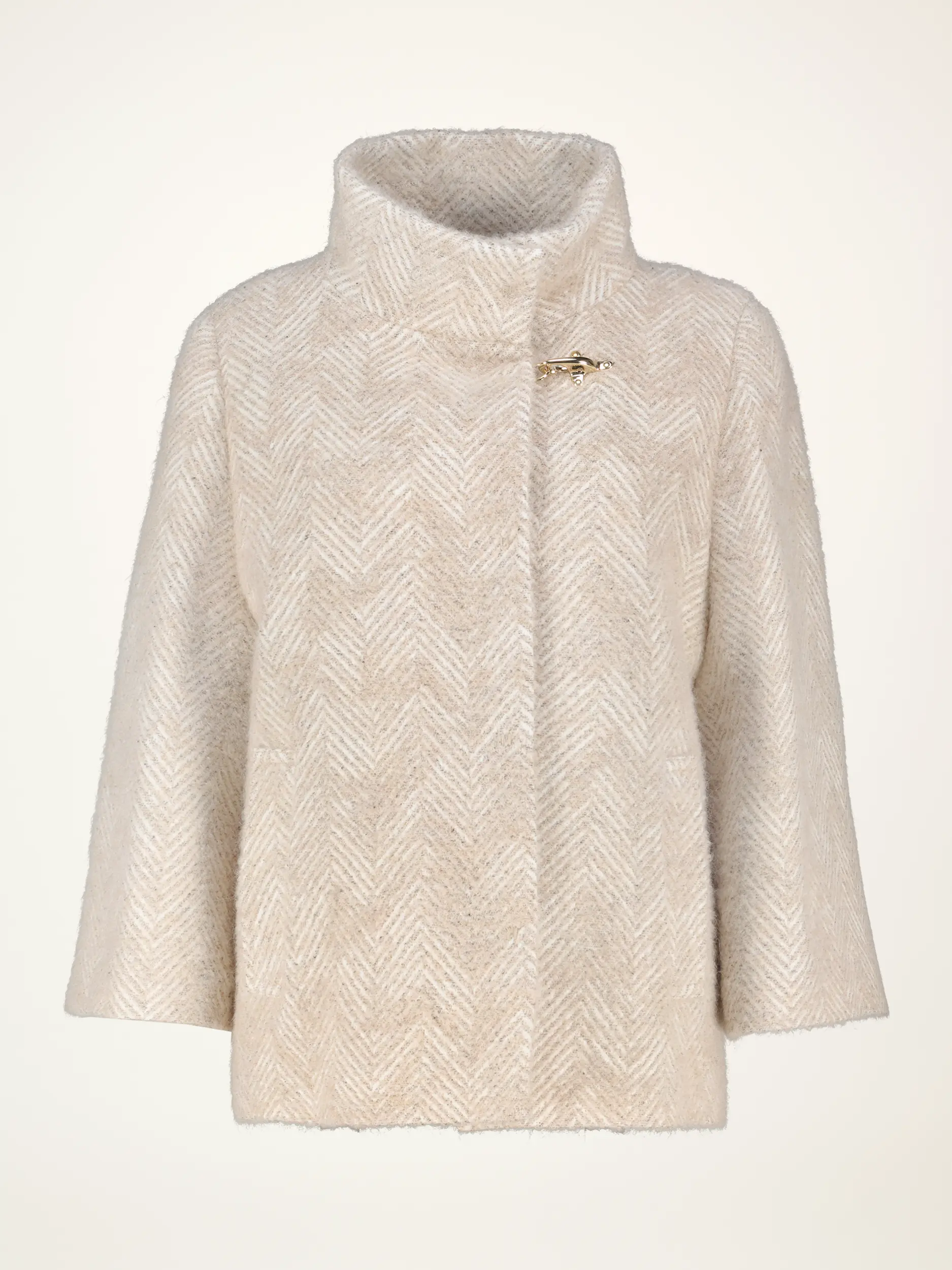 Jacke aus Woll-Mix - Artikelansicht - Farbe: Beige