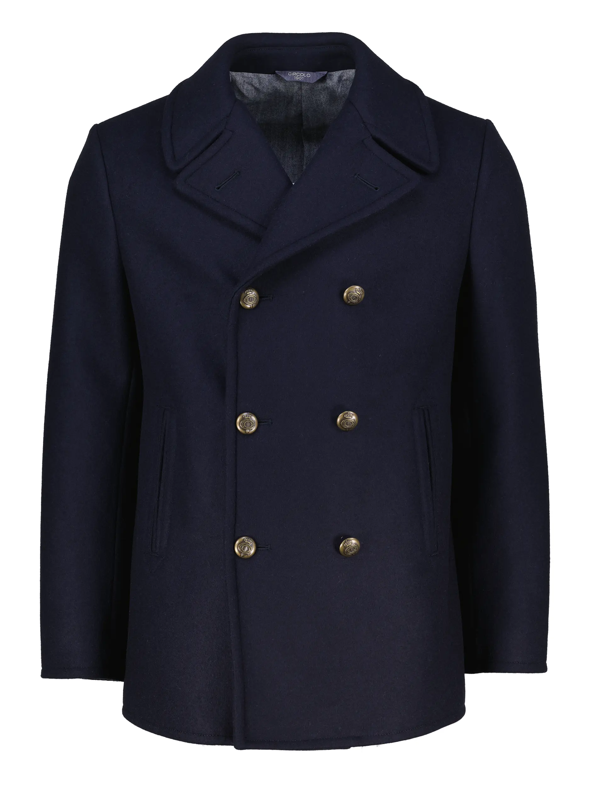 Jacke aus Woll-Mix - Artikel Vorderseite - Farbe: Blau