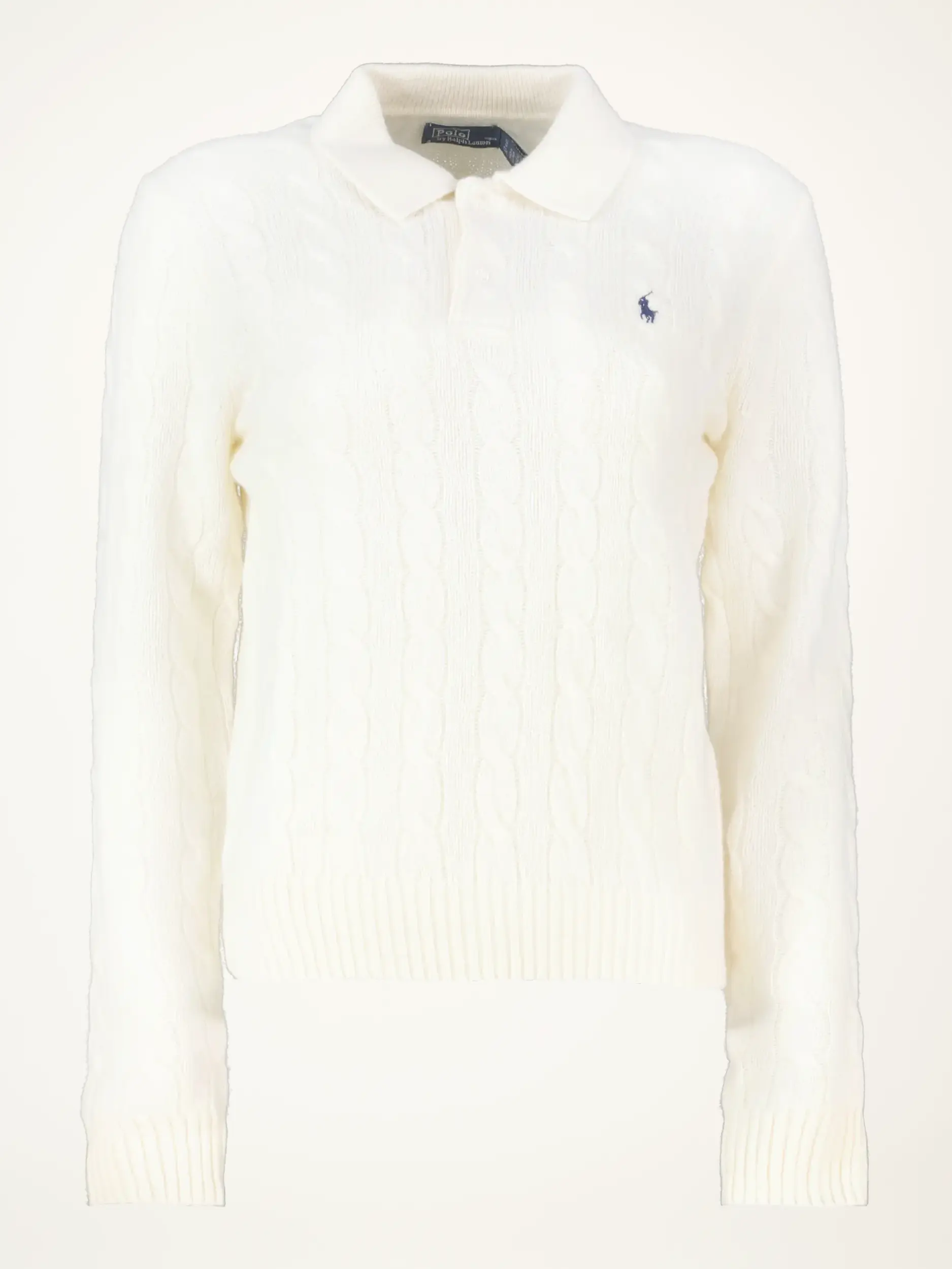 Pullover mit Zopfmuster  - Artikelansicht - Farbe: Creme