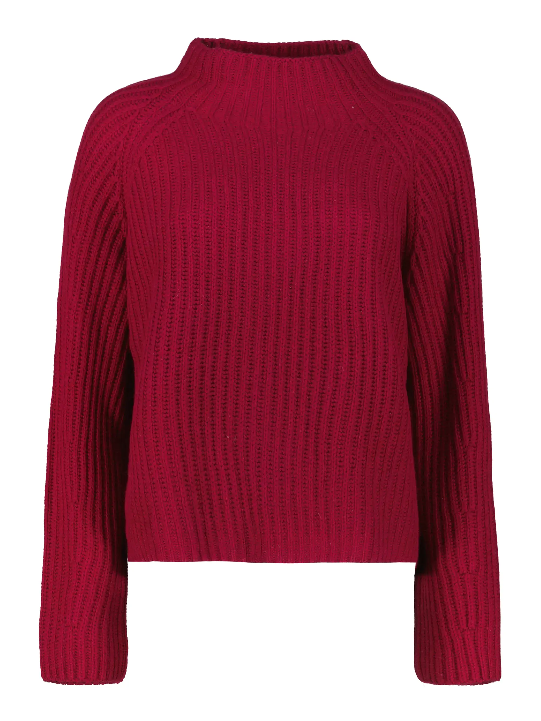 Pullover aus Kaschmir langarm - Artikel Vorderseite - Farbe: Rot