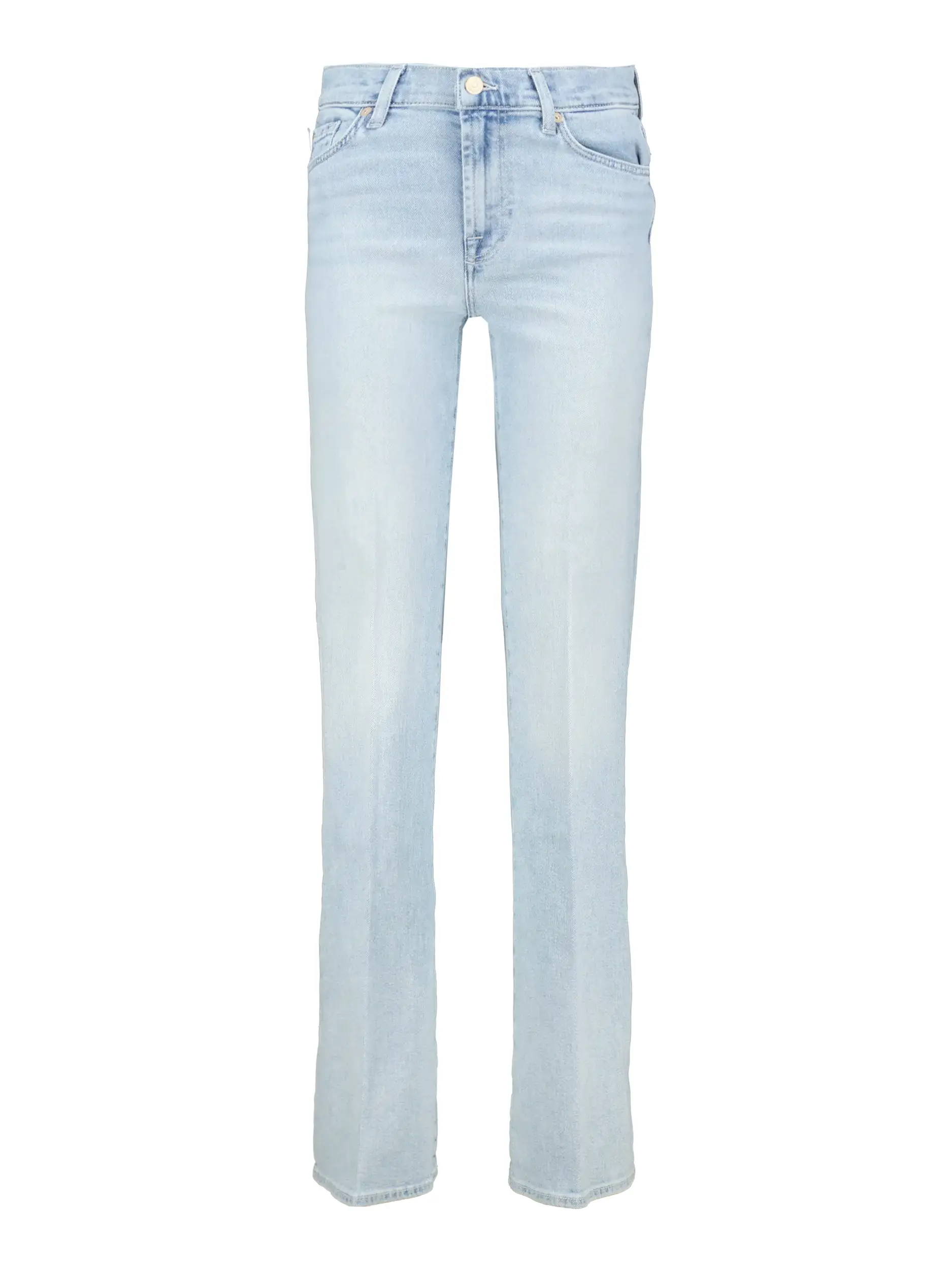 Mid Rise Flared Leg Jeans 'Modern Dojo Frozen' - Artikel Vorderseite - Farbe: Blau