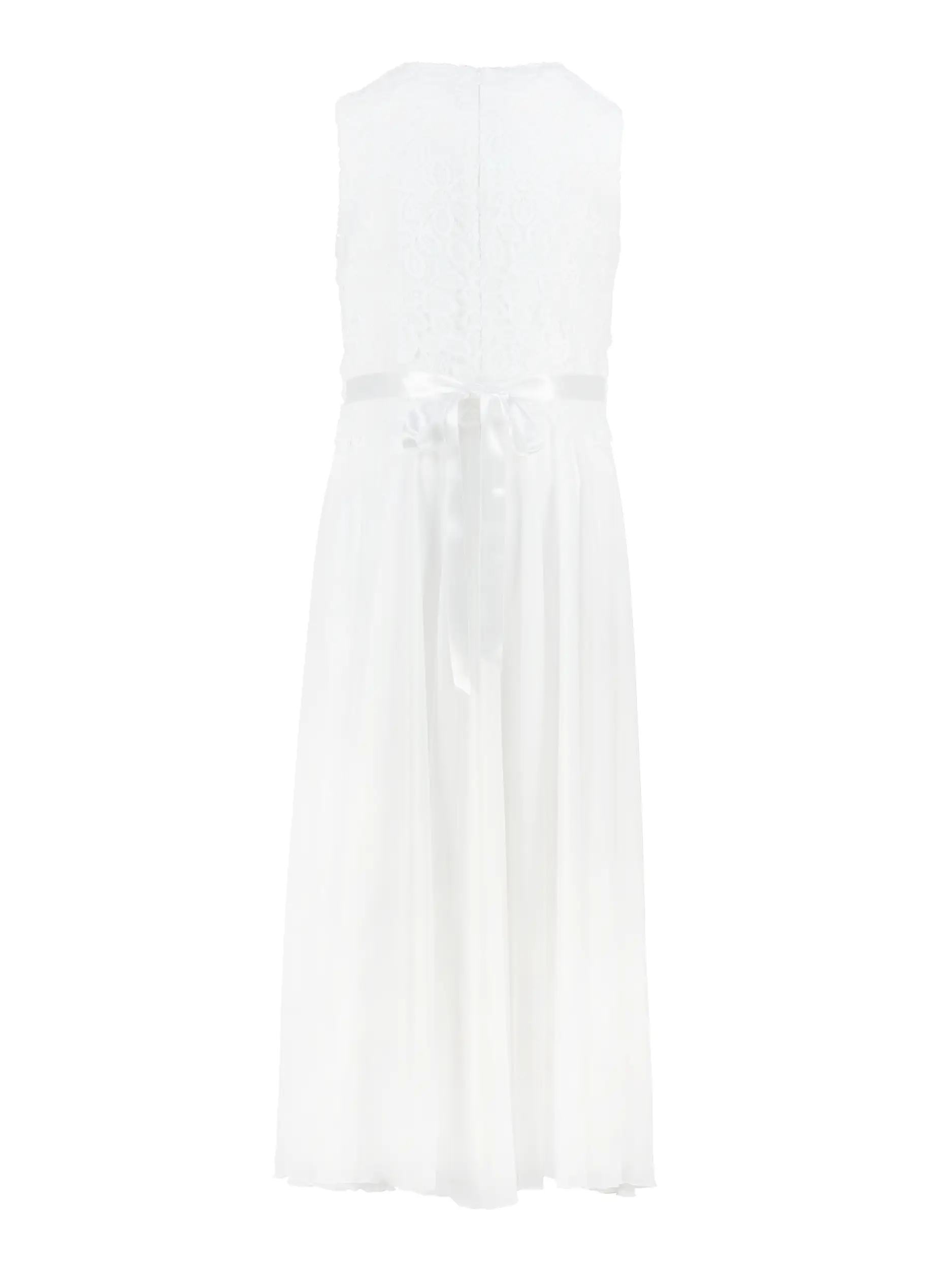 Mädchen Kommunionkleid  - Artikel Rückseite - Farbe: Creme