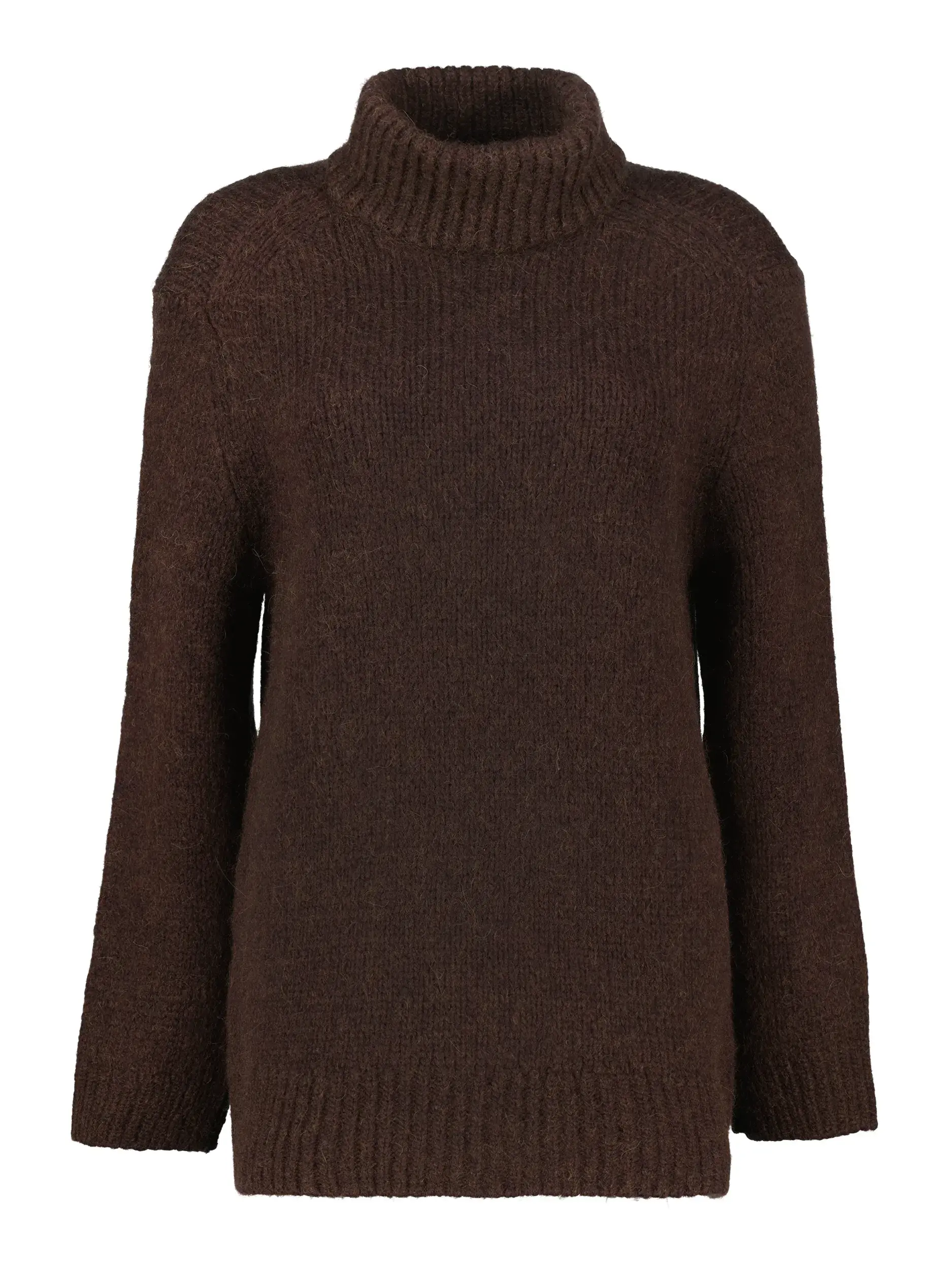 Pullover 'Urban Favorites' aus Woll-Mix langarm - Artikel Vorderseite - Farbe: Braun