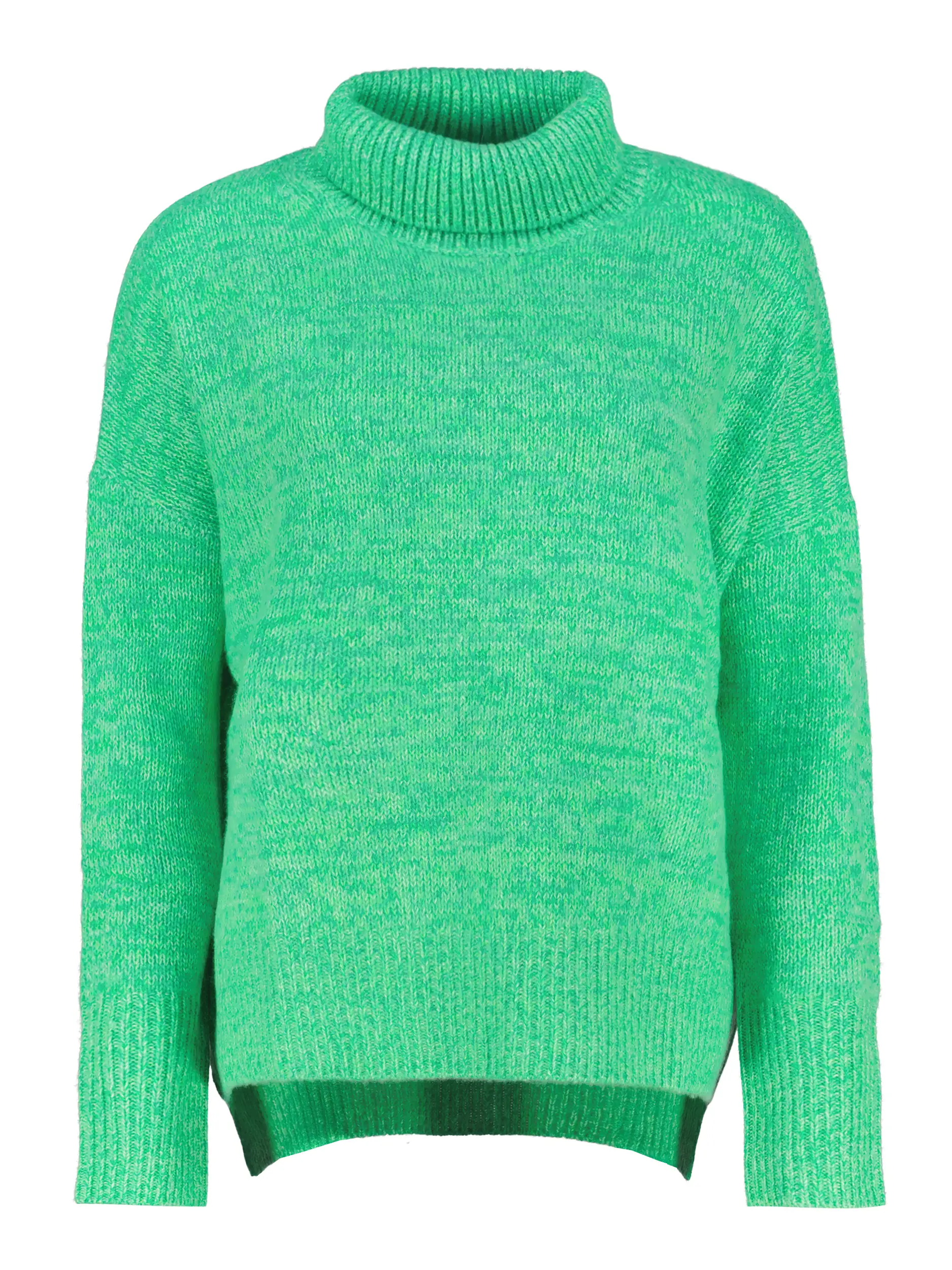 Rollkragenpullover 'Heidi' aus Kaschmir - Artikel Vorderseite - Farbe: Grün