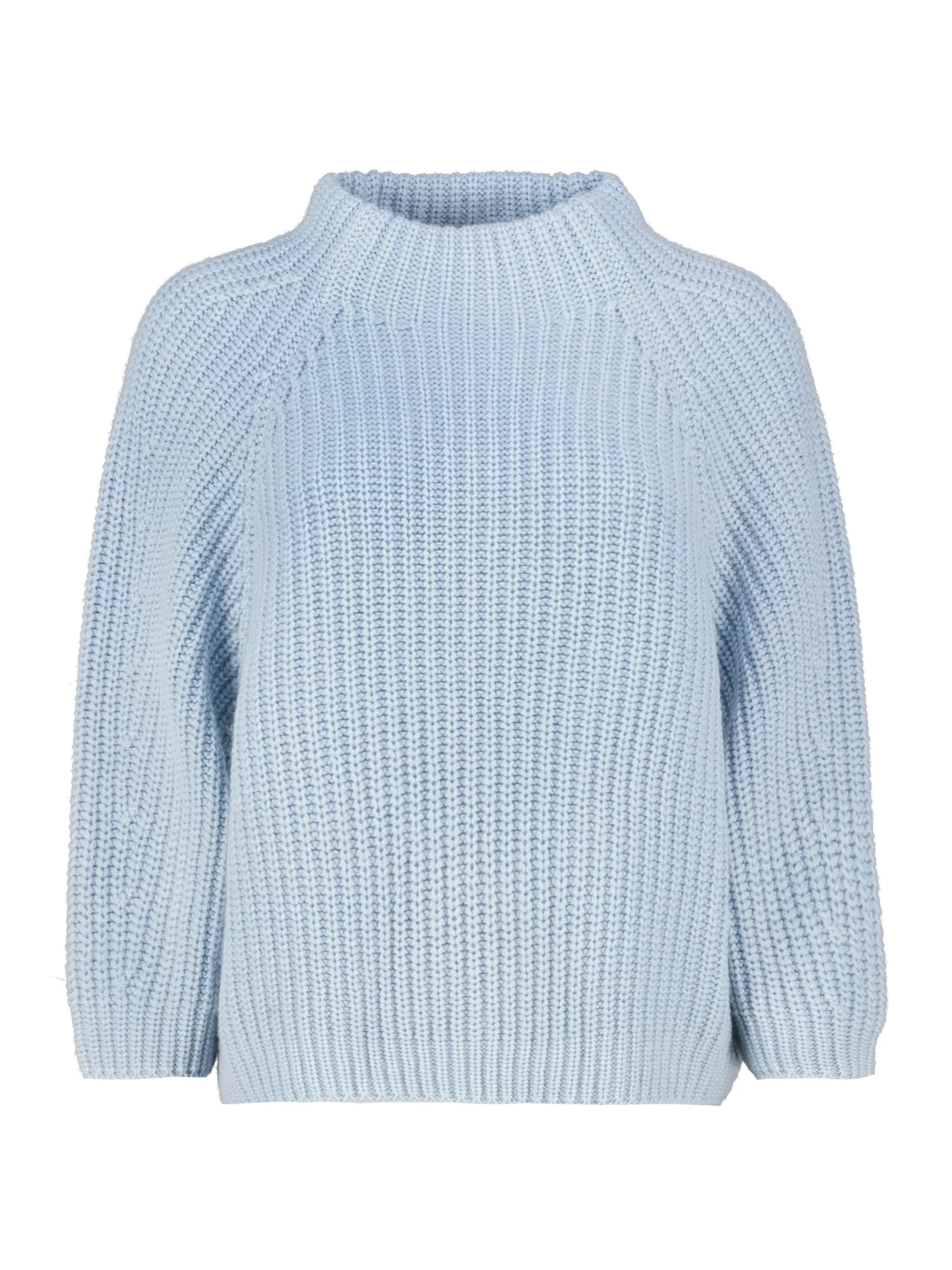 Pullover 'Fallou' aus Kaschmir langarm - Artikel Vorderseite - Farbe: Blau