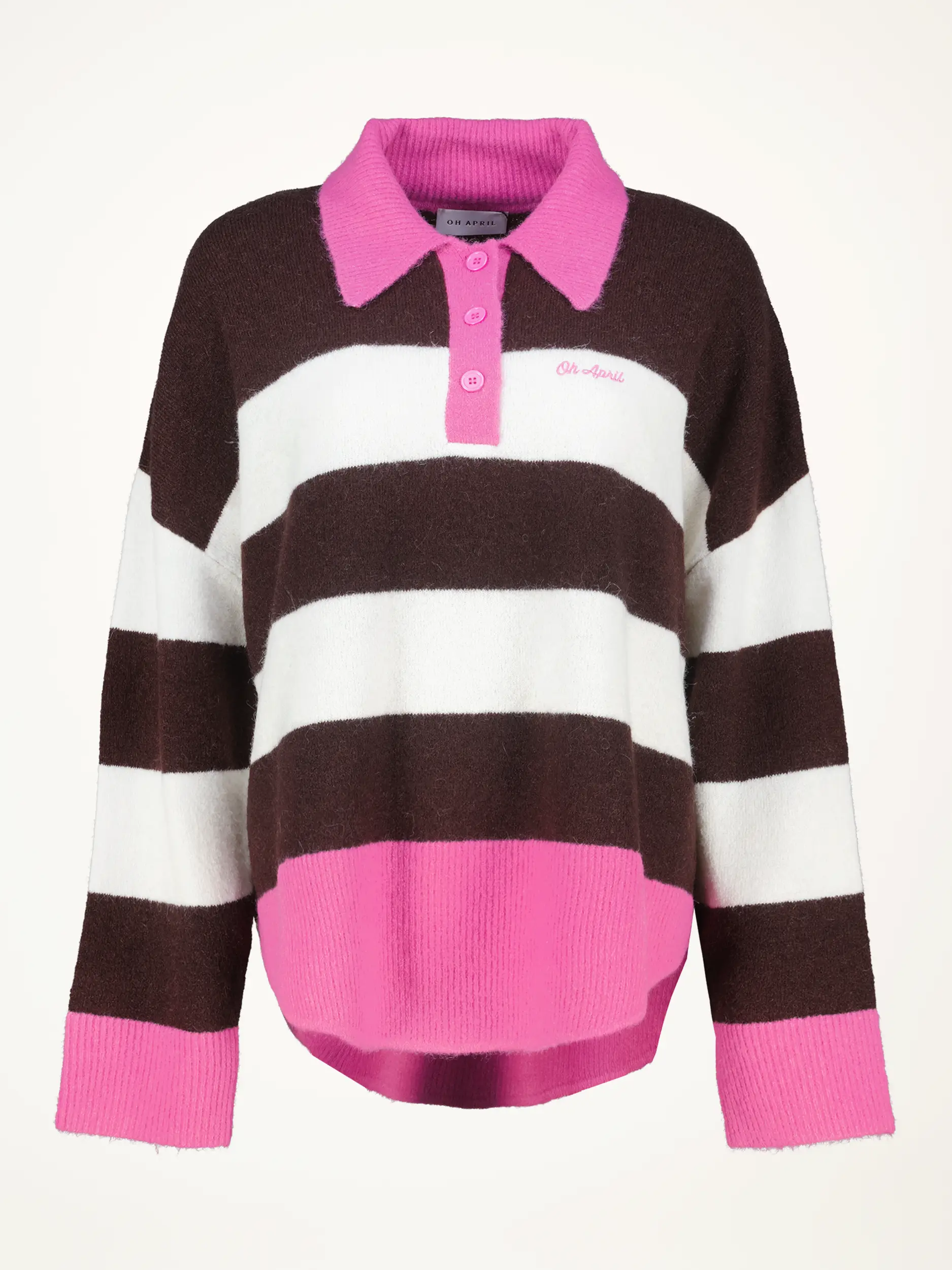 Strickpolo 'Maya'  - Artikelansicht - Farbe: Braun