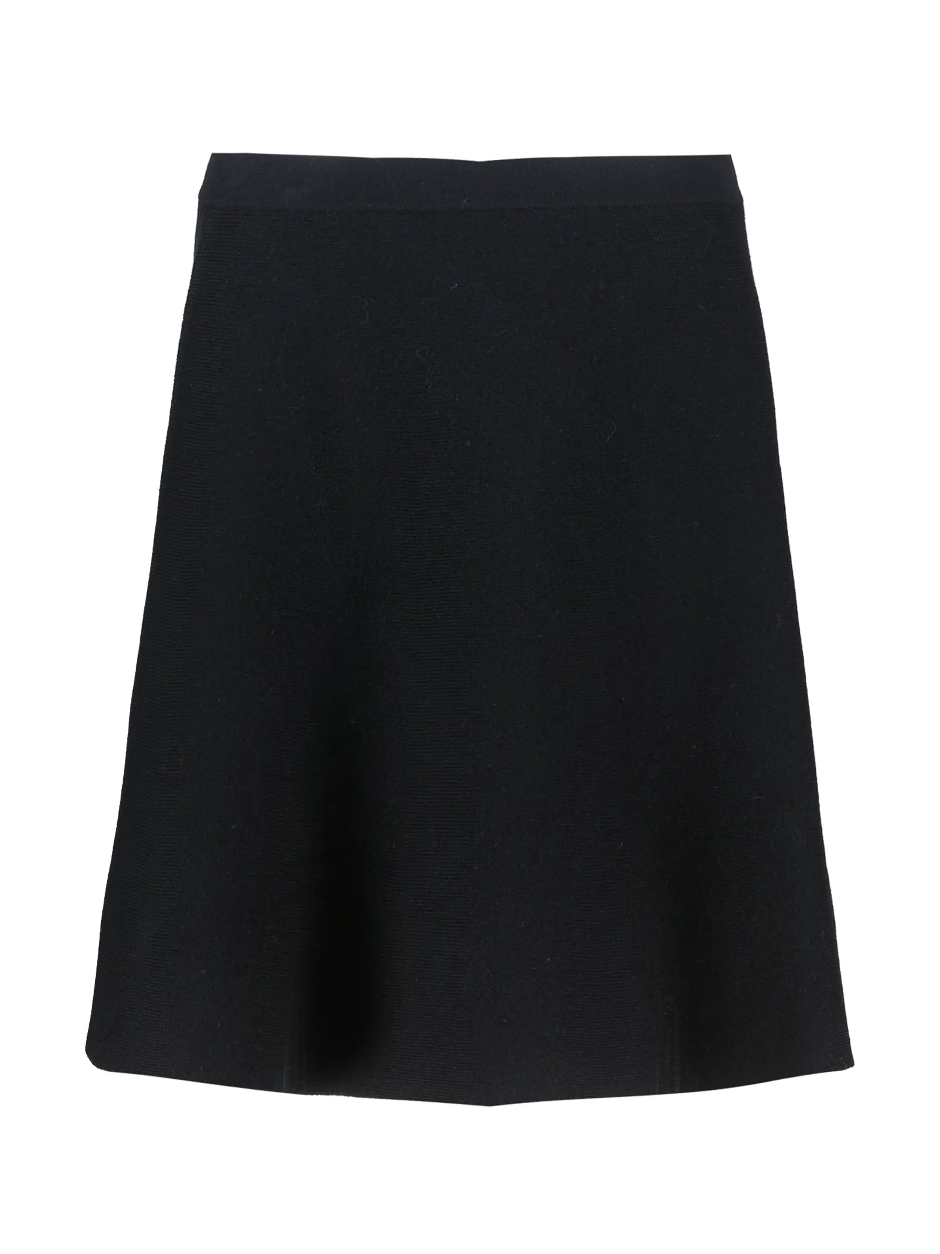 Mini Wollrock - Artikel Vorderseite - Farbe: Schwarz