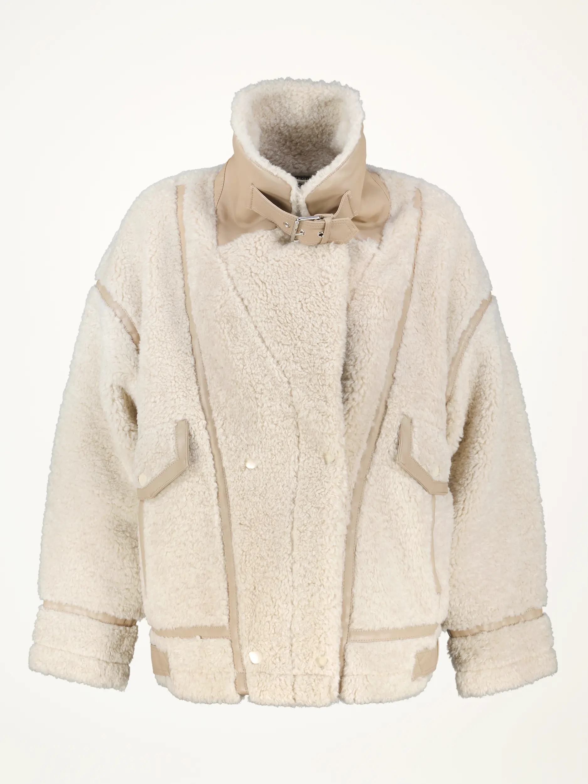 Teddyjacke 'Badu' - Artikelansicht - Farbe: Beige Teddyjacke 'Badu' - Artikelansicht - Farbe: Beige