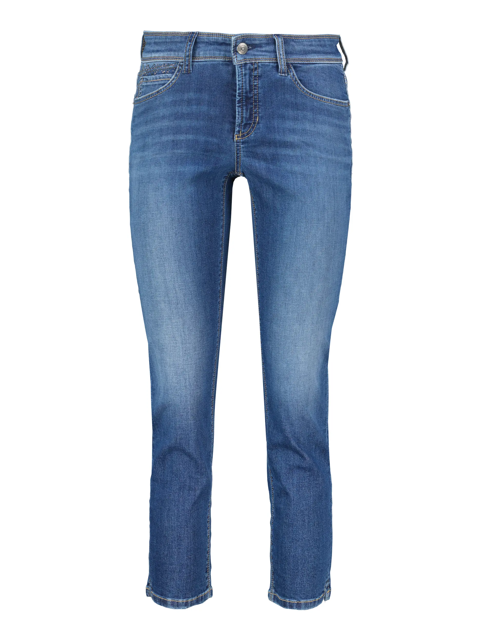 Mid Rise Slim Fit Cropped Jeans 'Piper Short' - Artikel Vorderseite