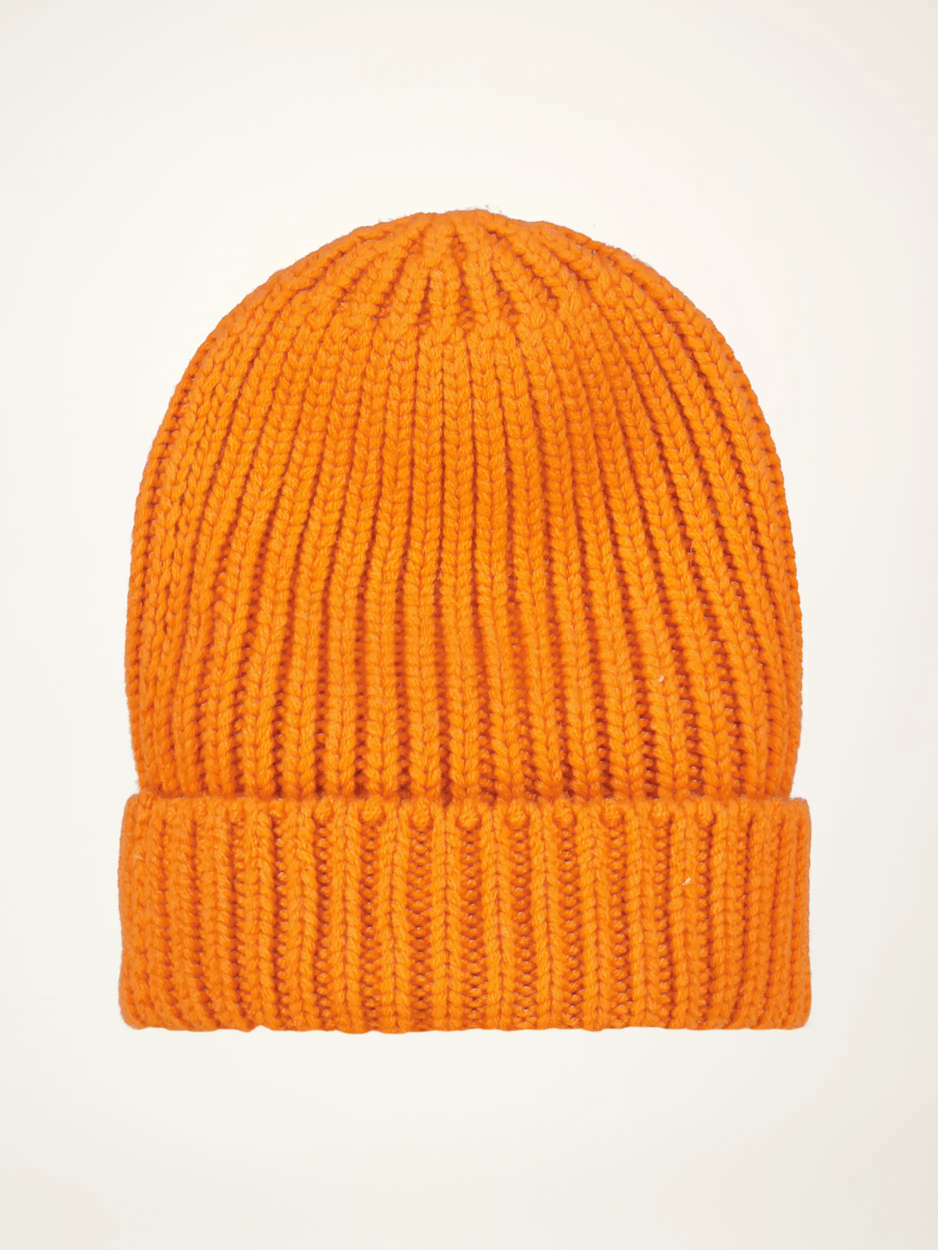 Strickmütze 'Beanie' - Artikelansicht - Farbe: Orange