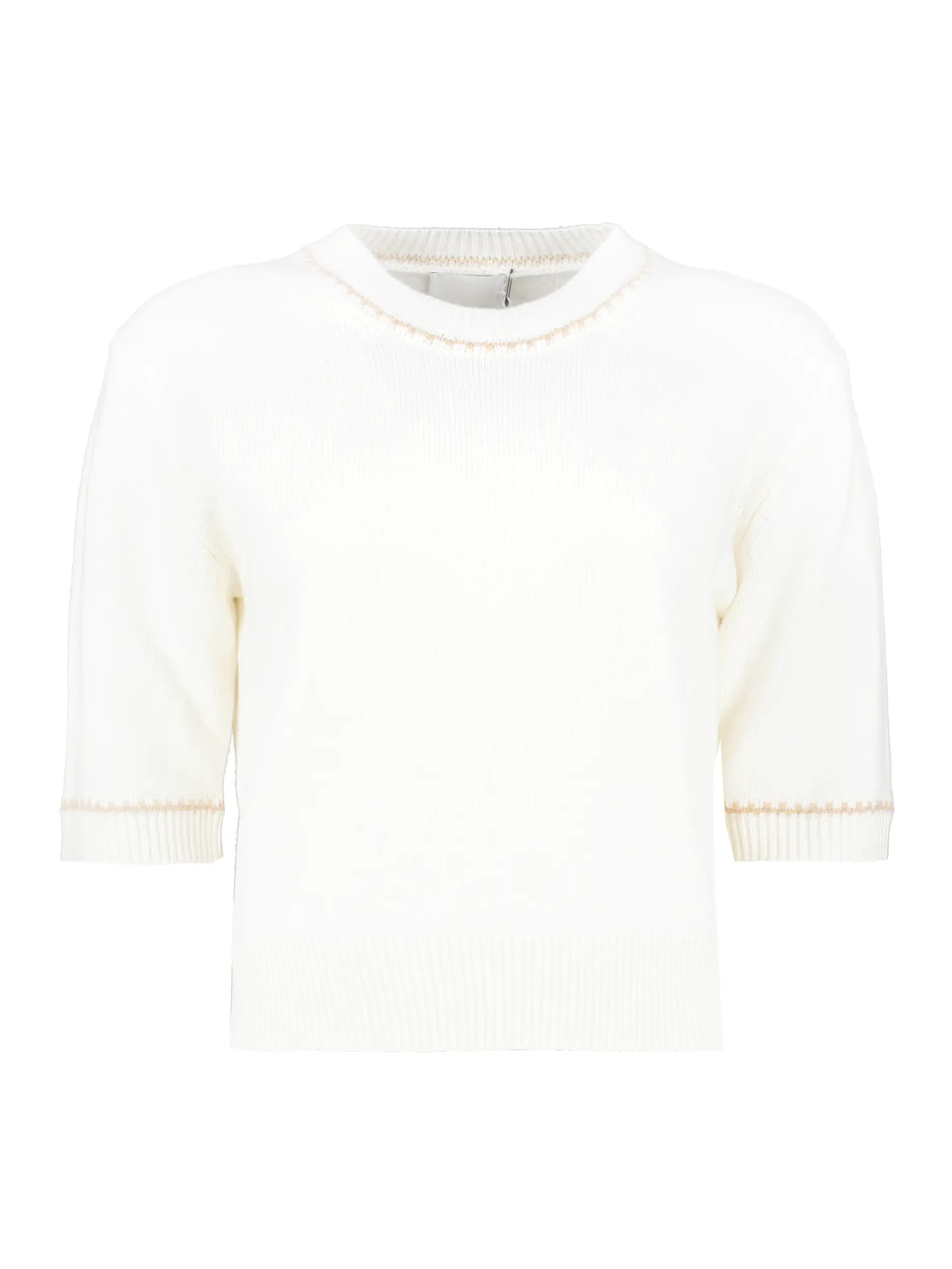 Pullover aus Wolle 3/4-Arm - Artikel Vorderseite - Farbe: Creme