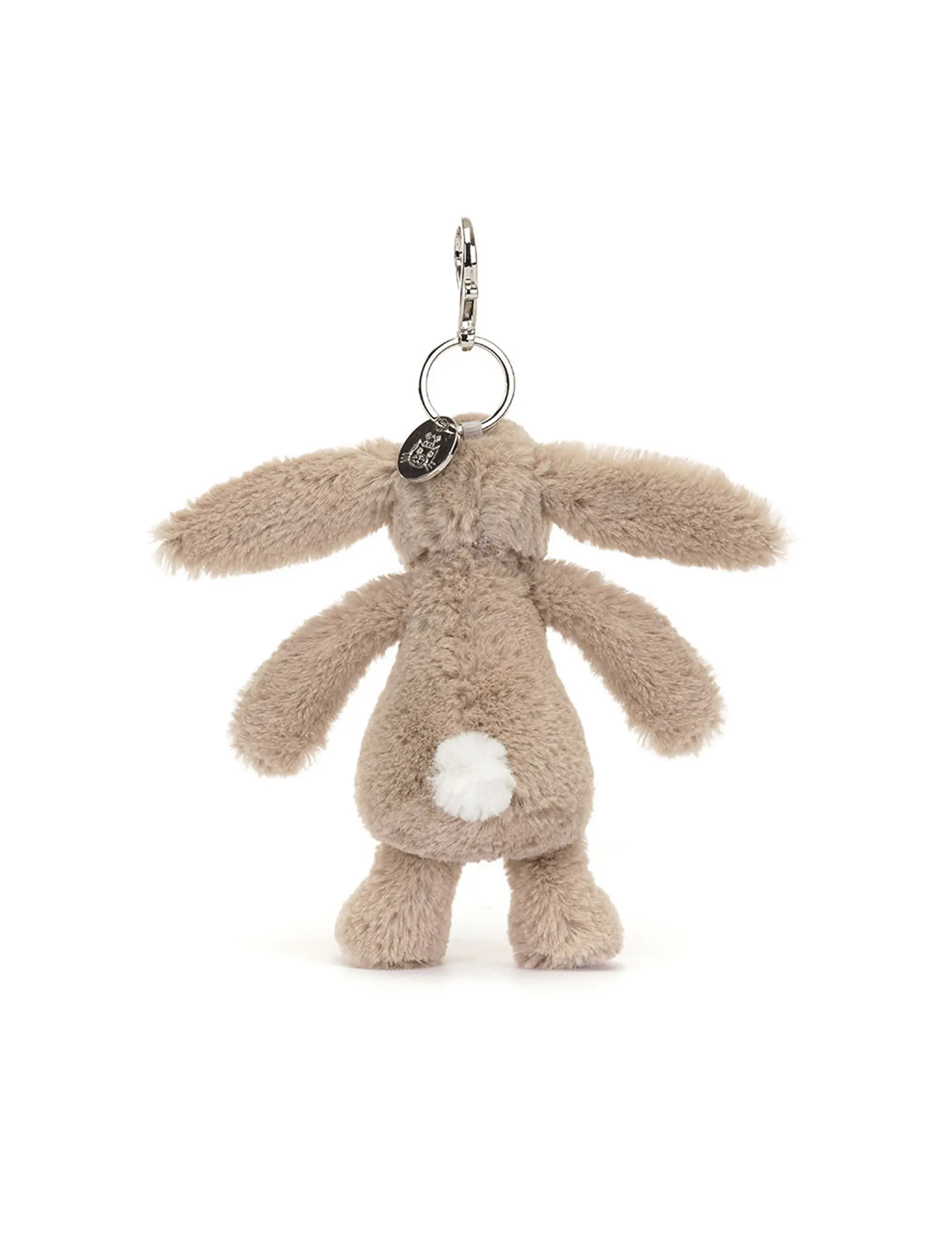 Jellycat-Anhänger 'Blossom Beige Bunny Petal Bag Charm' - Artikel Rückseite - Farbe: Beige